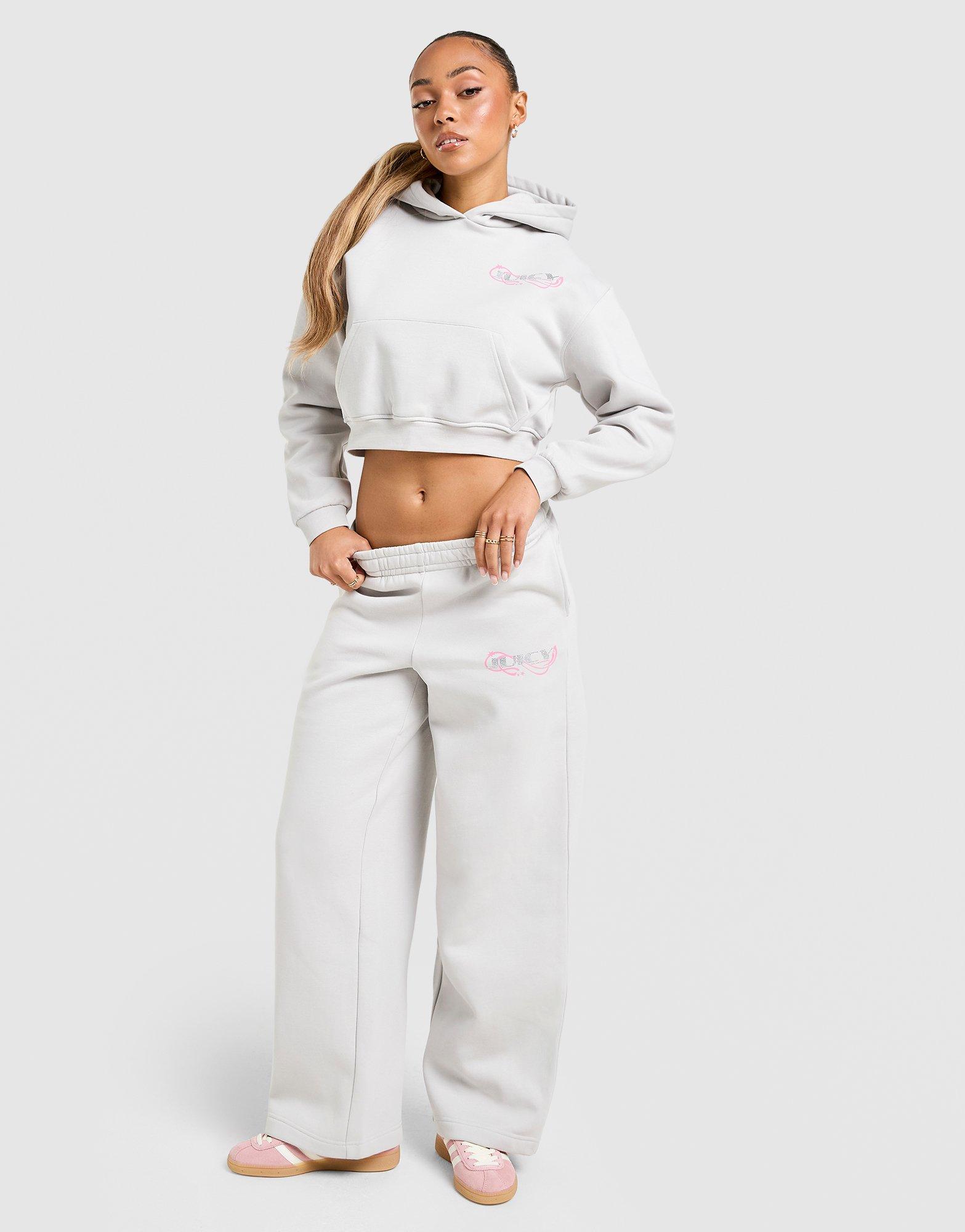 JUICY COUTURE Y2K Diamante Fleece Hoodie