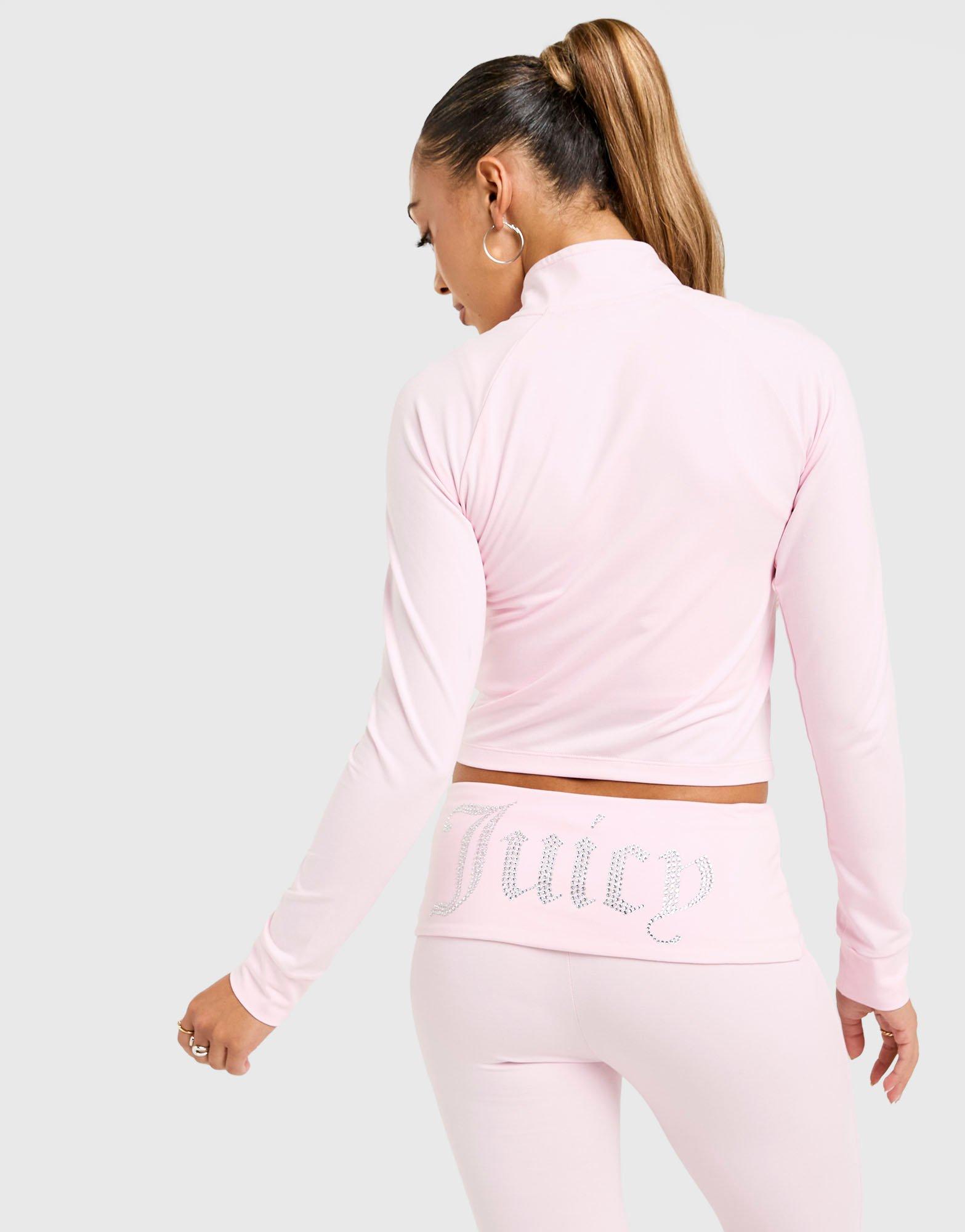 JUICY COUTURE Diamante Fitted Full Zip Top
