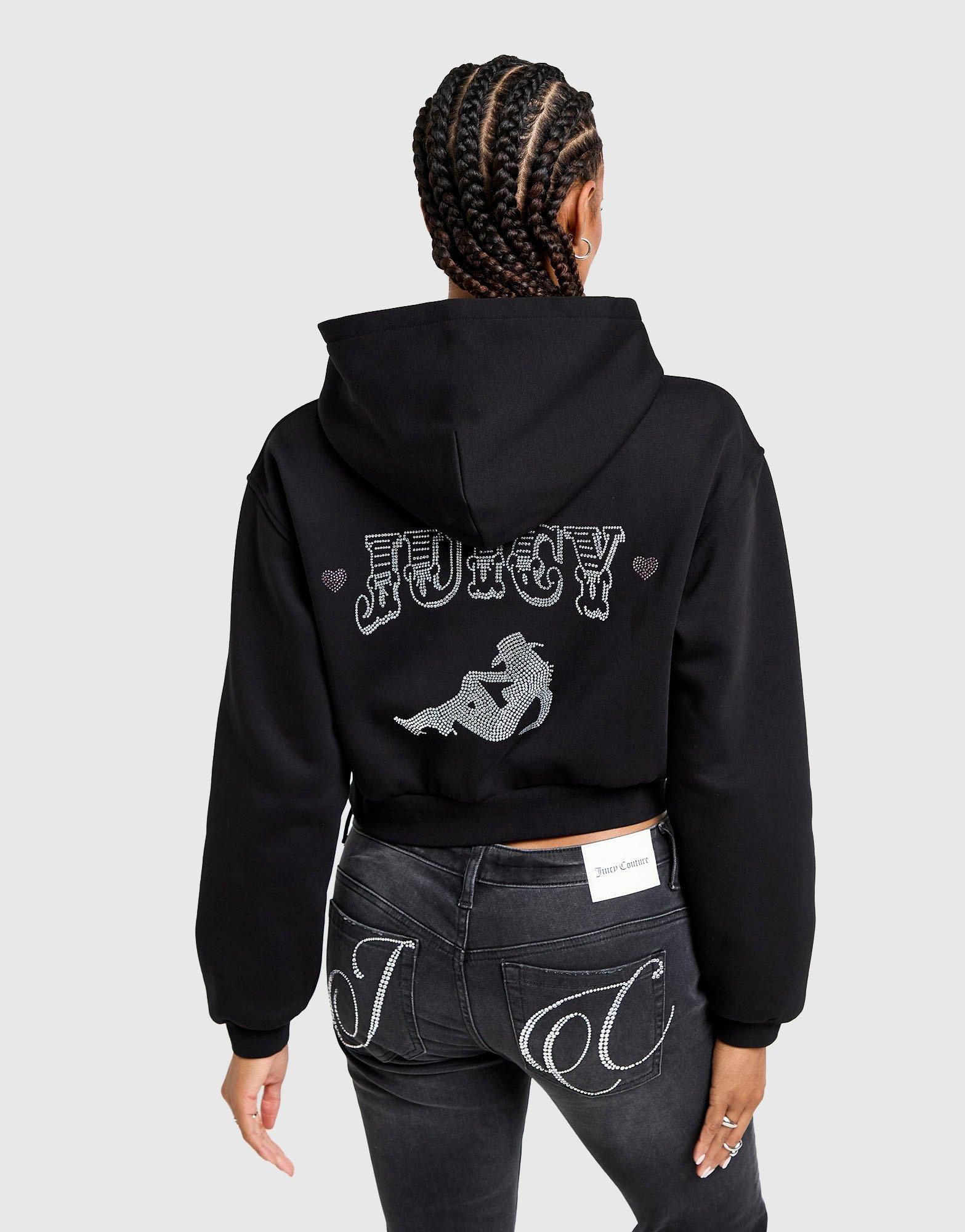 JUICY COUTURE Rodeo Diamante Fleece Hoodie