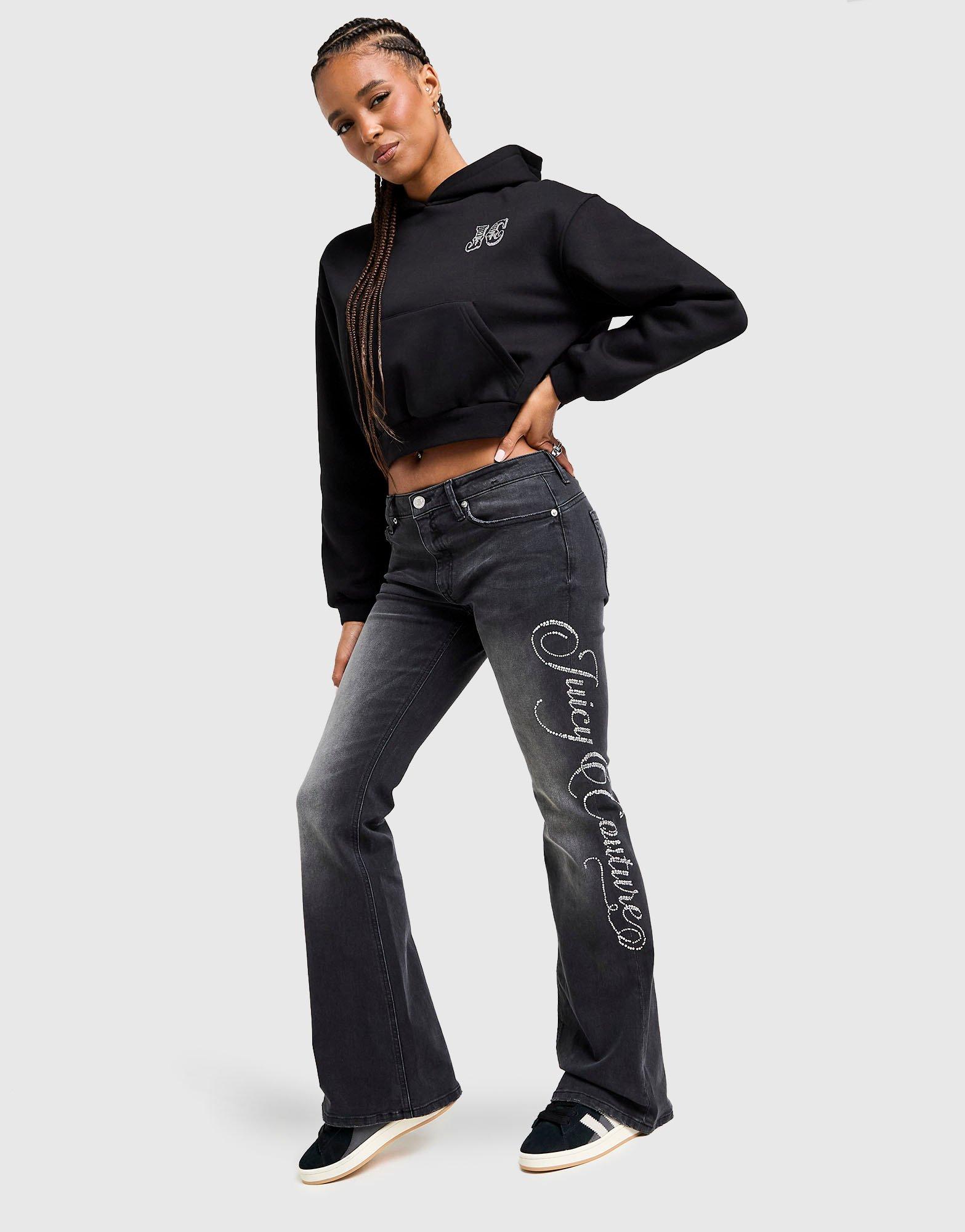 JUICY COUTURE Western Denim Flared Jeans