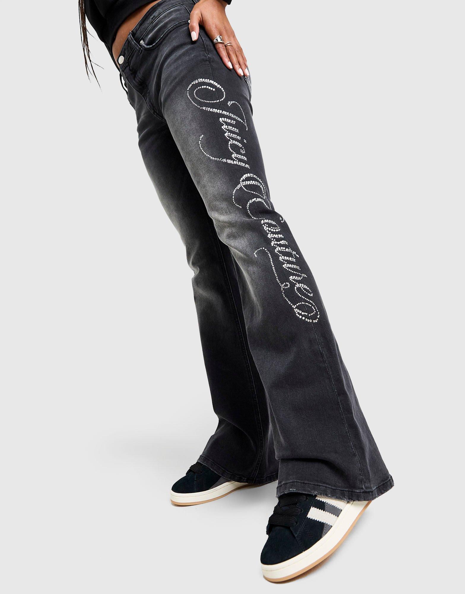 JUICY COUTURE Western Denim Flared Jeans