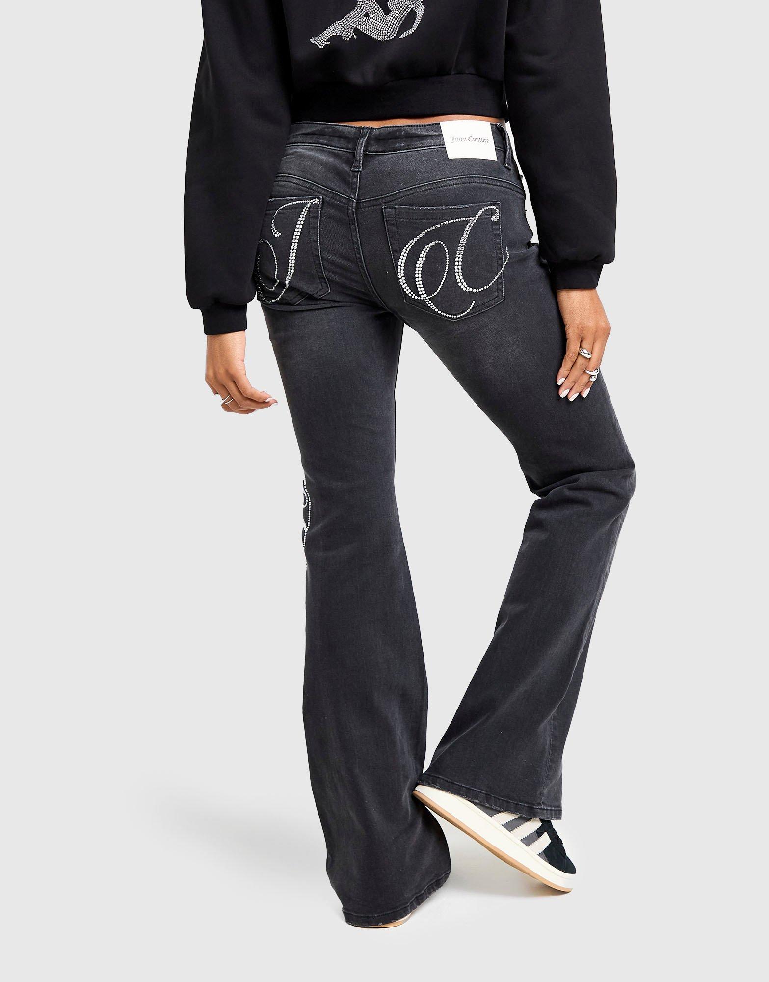 JUICY COUTURE Western Denim Flared Jeans