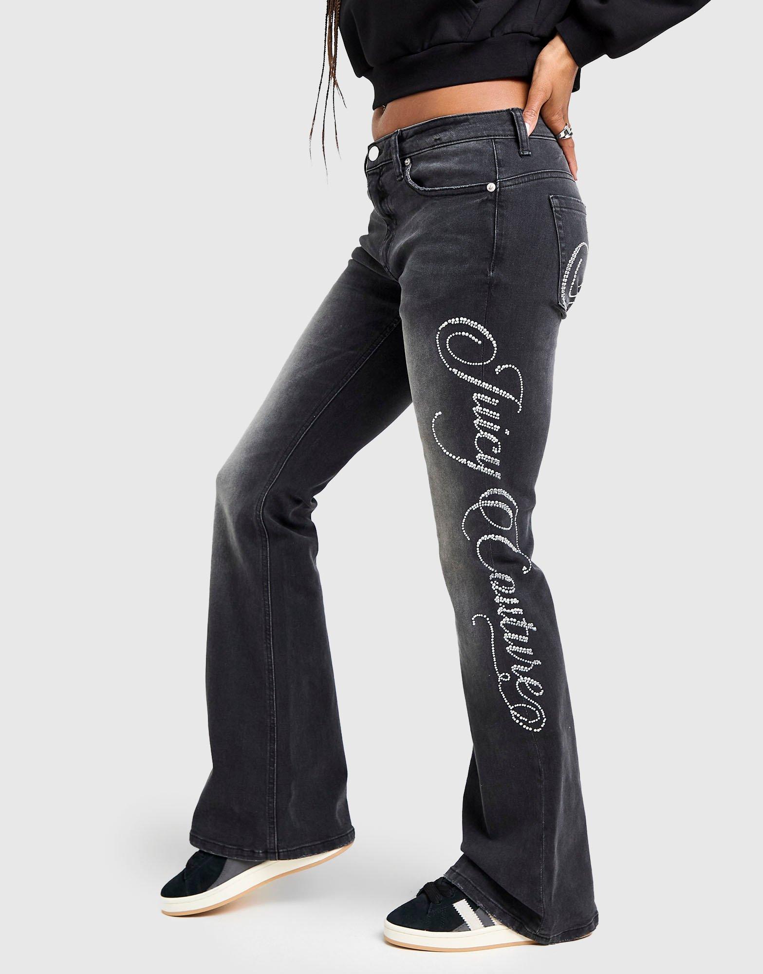 JUICY COUTURE Western Denim Flared Jeans