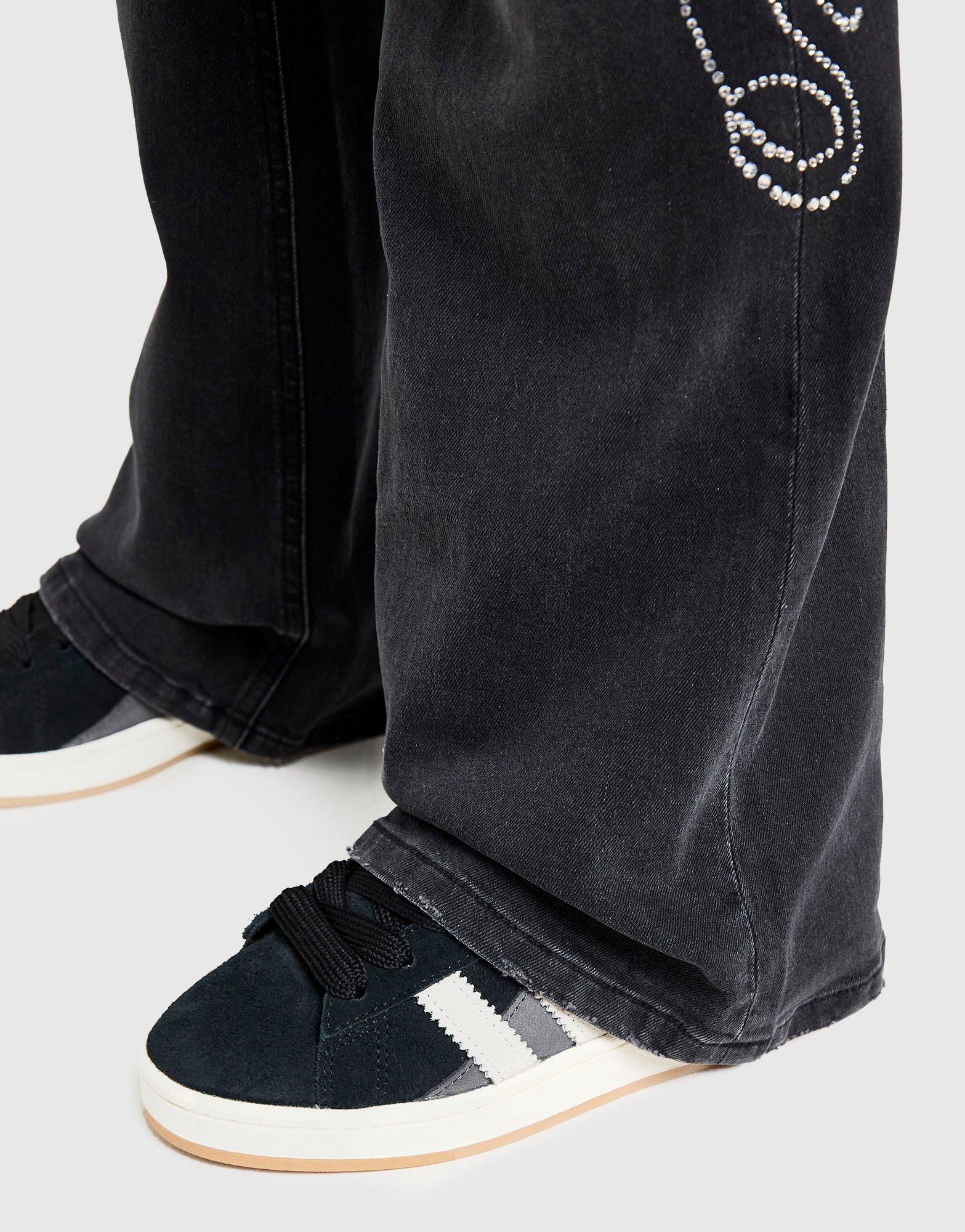 JUICY COUTURE Western Denim Flared Jeans