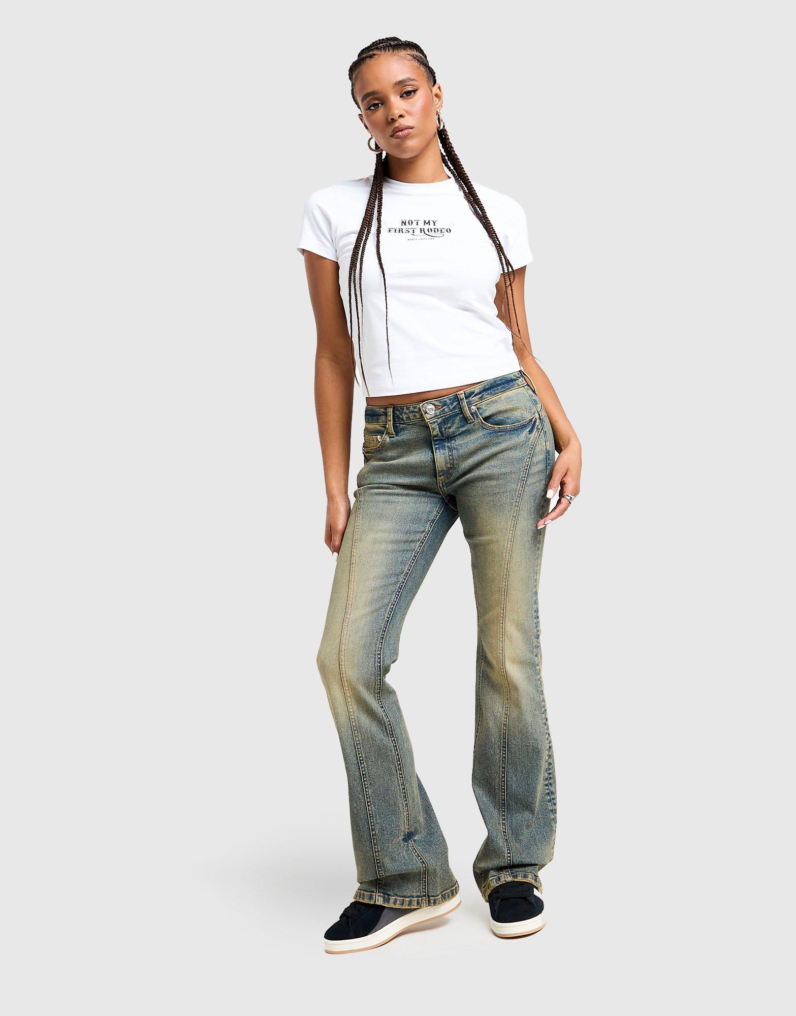 JUICY COUTURE Rodeo Denim Flare Jeans