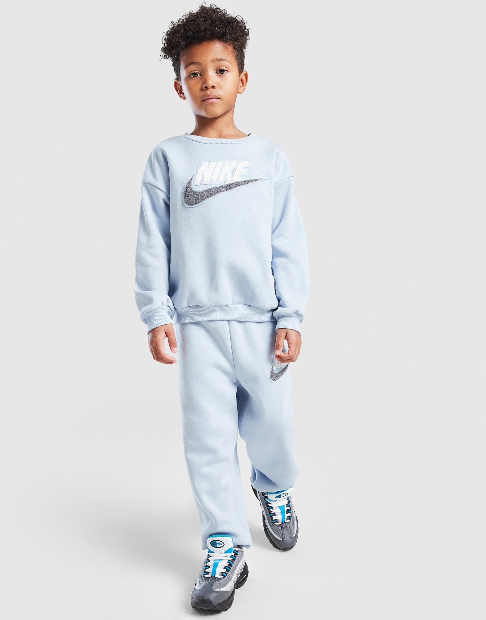 Nike Club Chenille Crew Tracksuit Children
