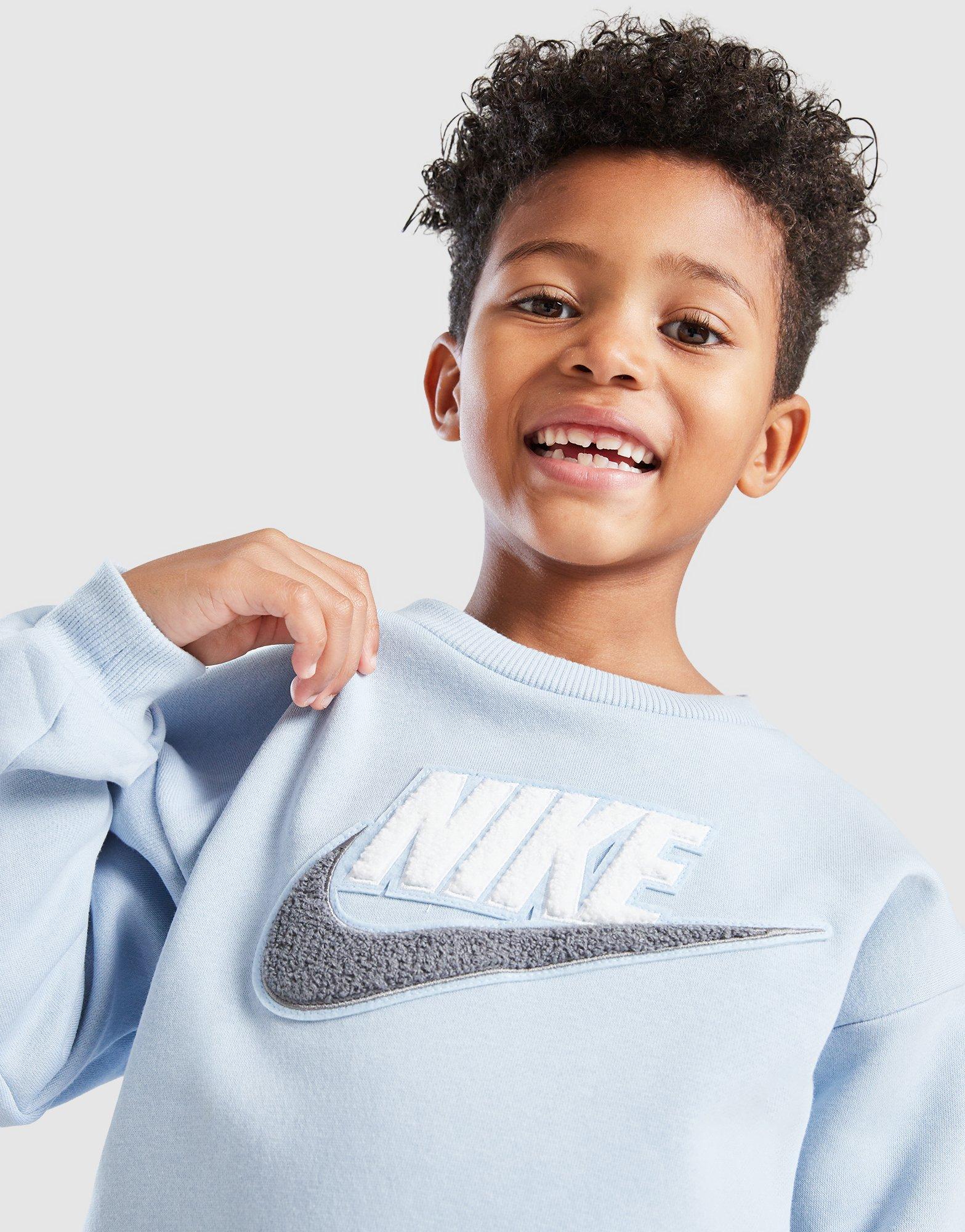 Nike Club Chenille Crew Tracksuit Children