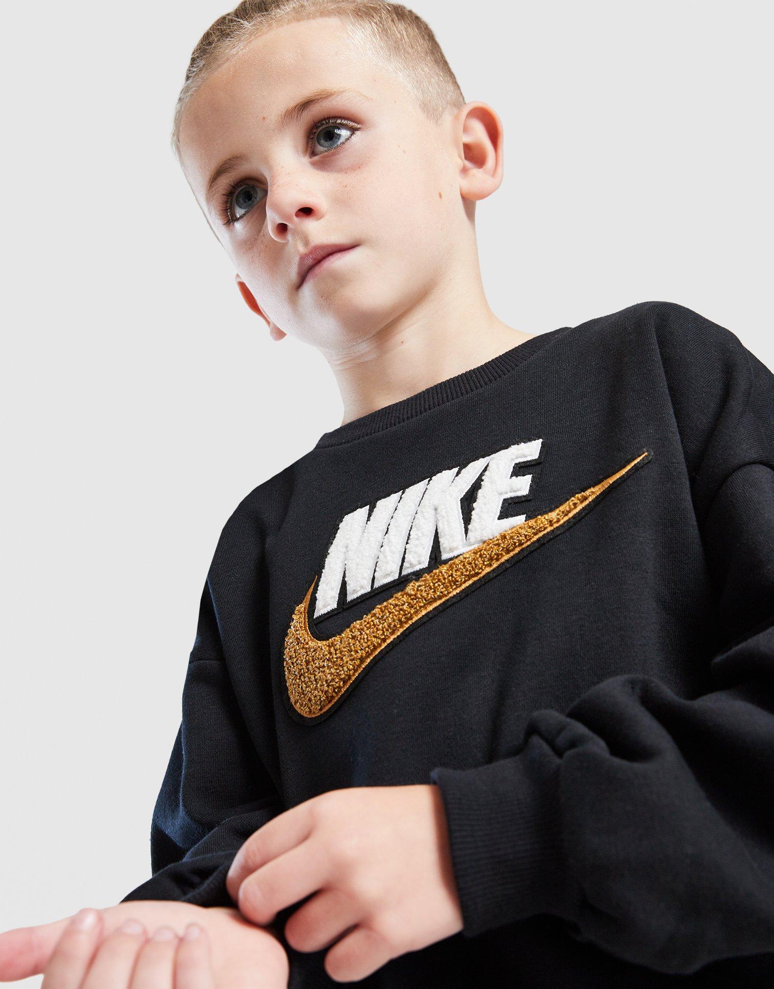 Nike Club Chenille Crew Tracksuit Children