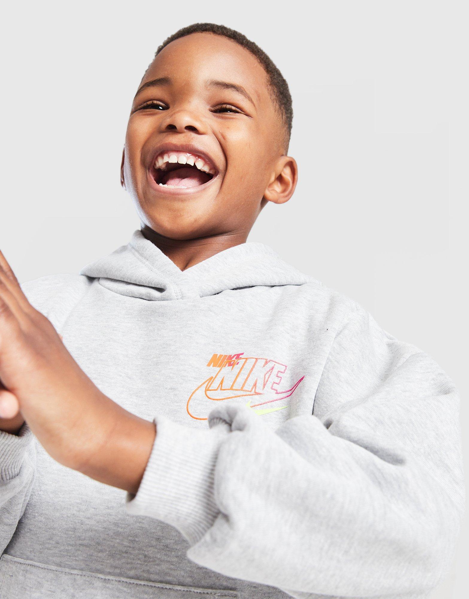 Nike Glow Repeat Swoosh Hooded Tracksuit Children