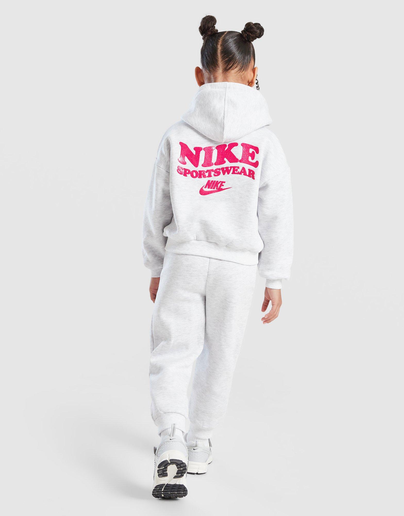 Nike Girls' Bubble Overhead Tracksuit Children