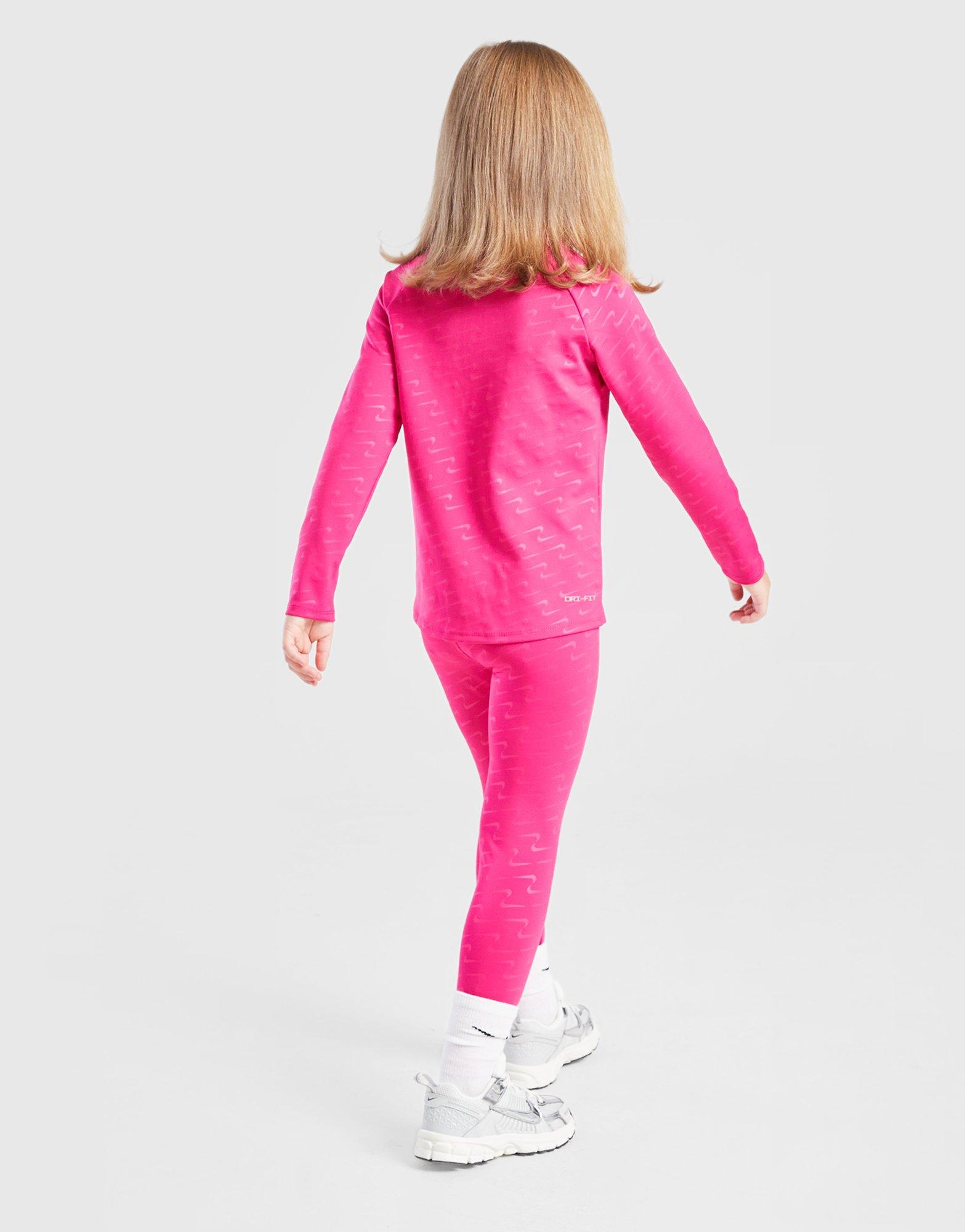 Nike Girls' Swoosh Pacer 1/2 Zip/Leggings Set Children