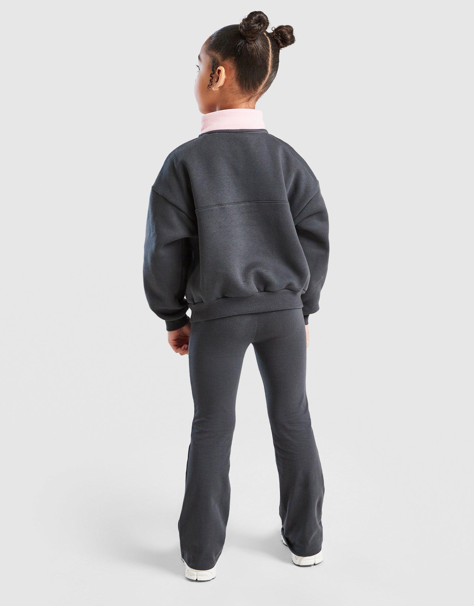 Nike Girls' 1/4 Zip Colour Block Tracksuit Children