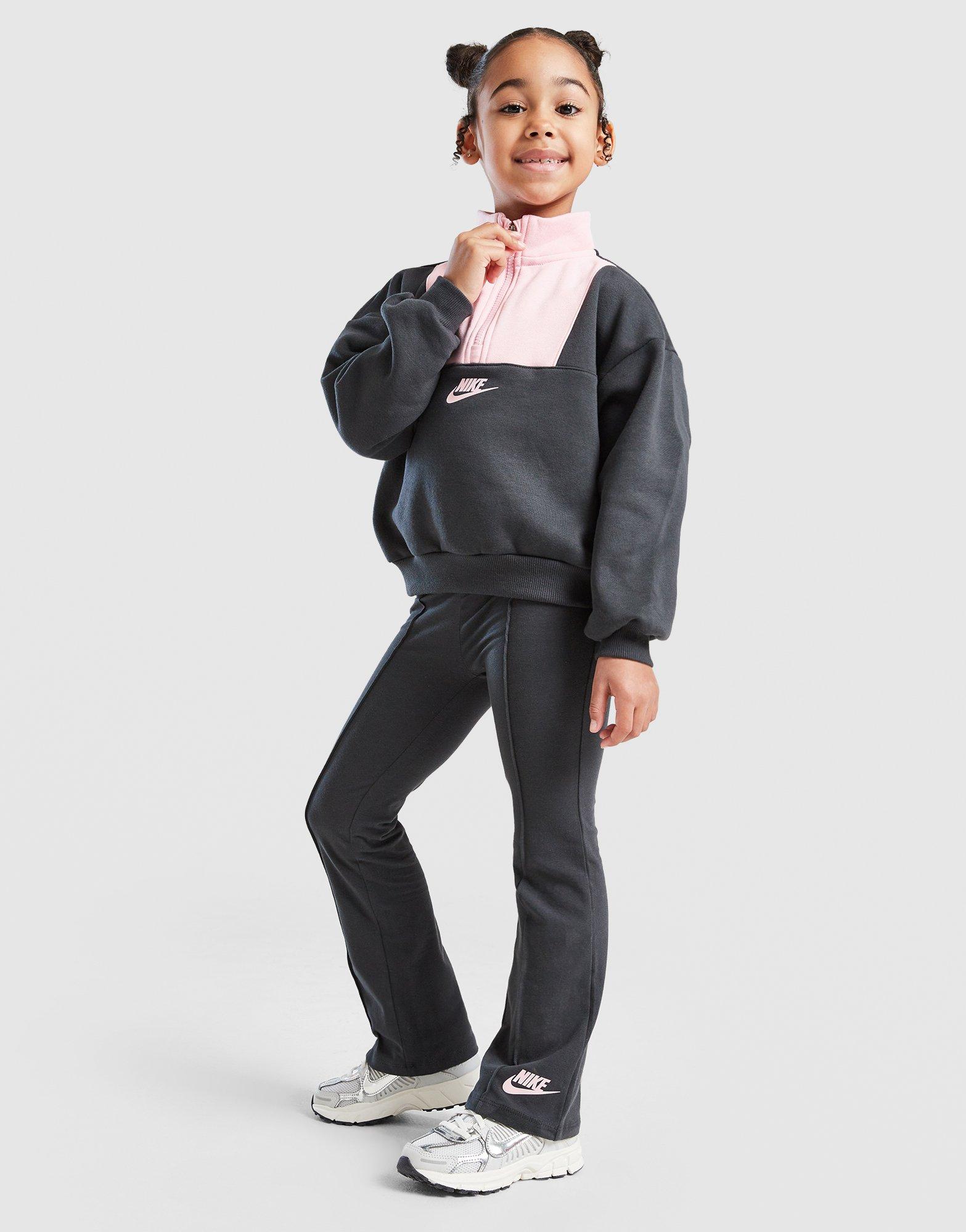 Nike Completo Girls' 1/4 Zip Colour Block Bambino