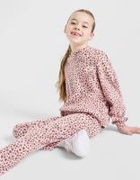 Nike Girls' Ribbed Leopard Print Tracksuit Children