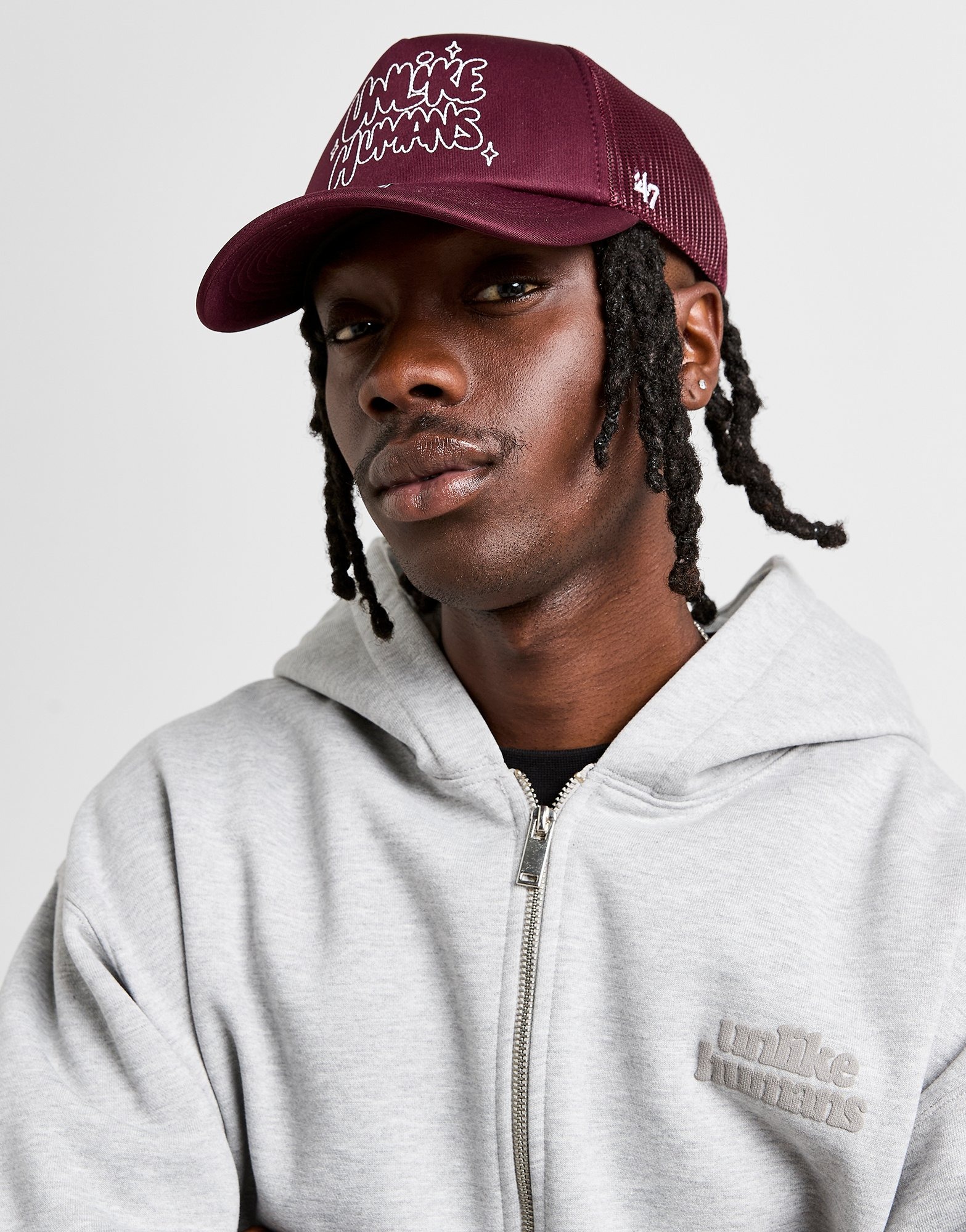 Red Unlike Humans Star Trucker Cap - JD Sports