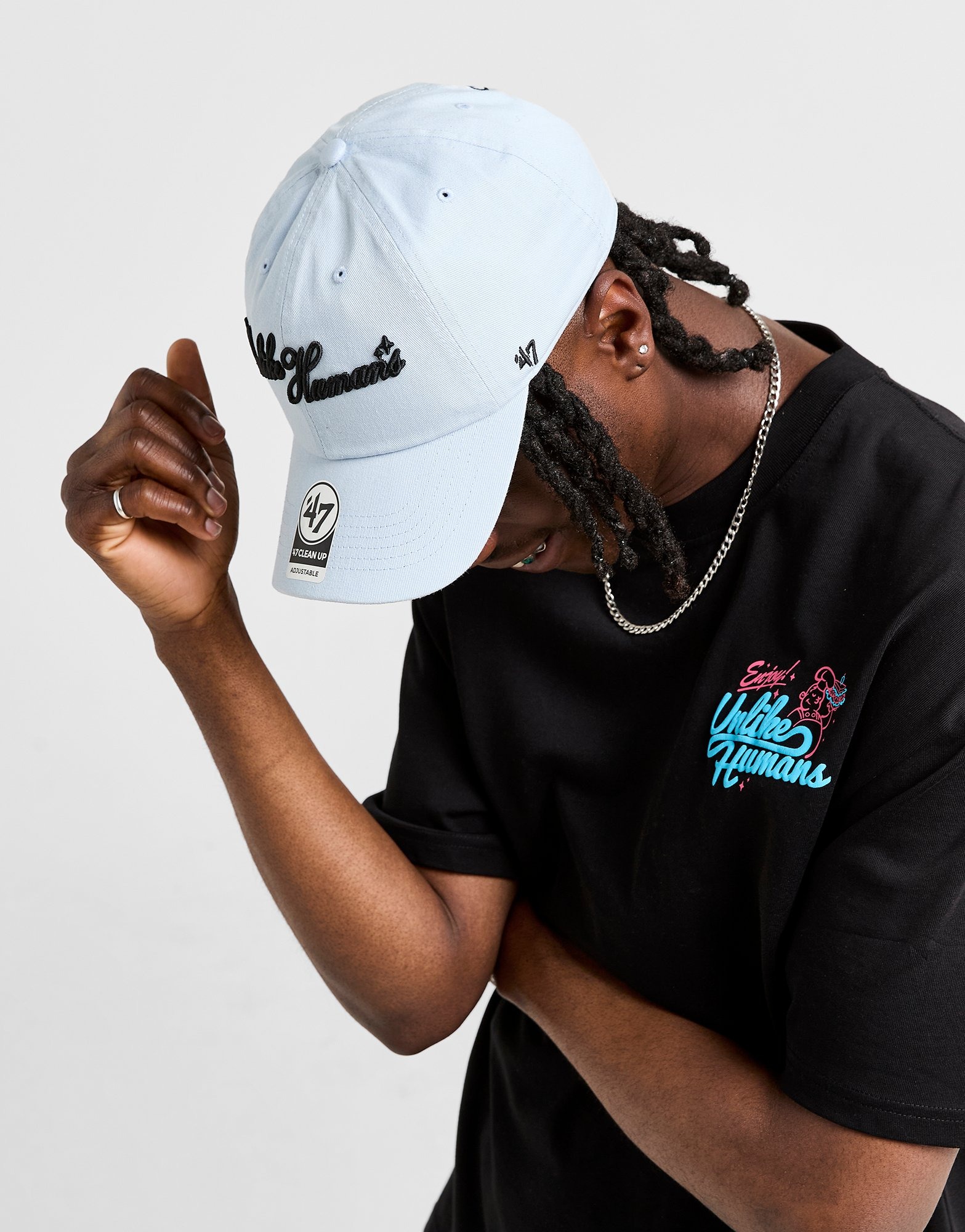 Blue Unlike Humans Script Cap - JD Sports NZ