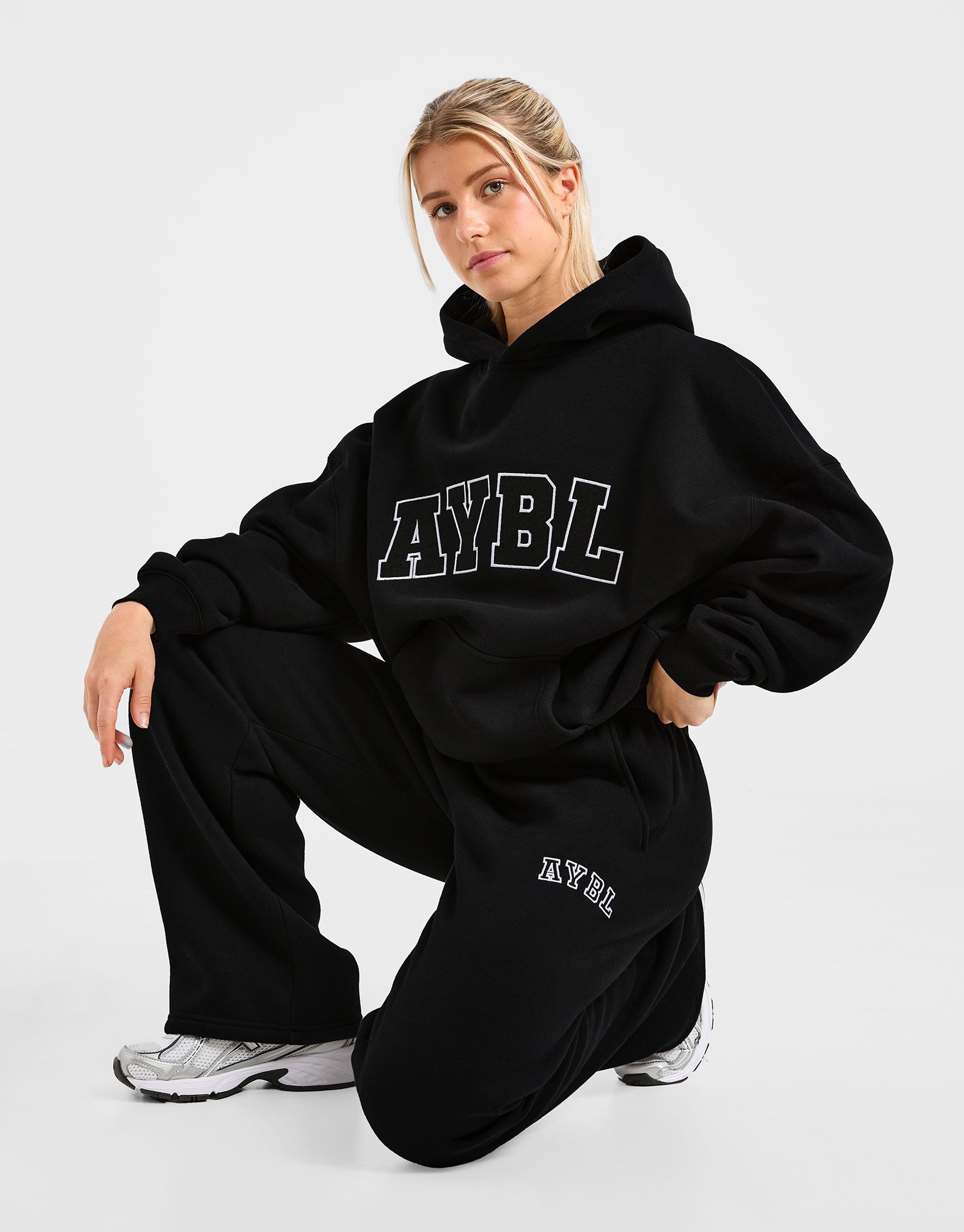 Black AYBL Varsity 2.0 Overhead Hoodie | JD Sports UK 