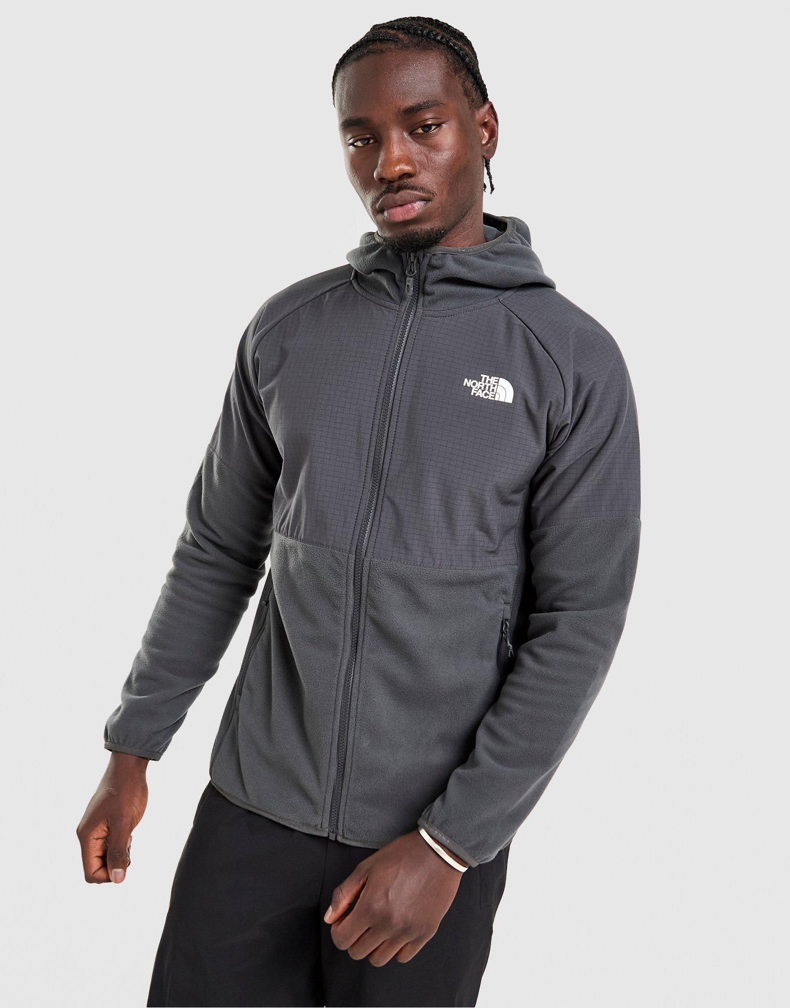The North Face Felpa con Cappuccio Full Zip Glacier