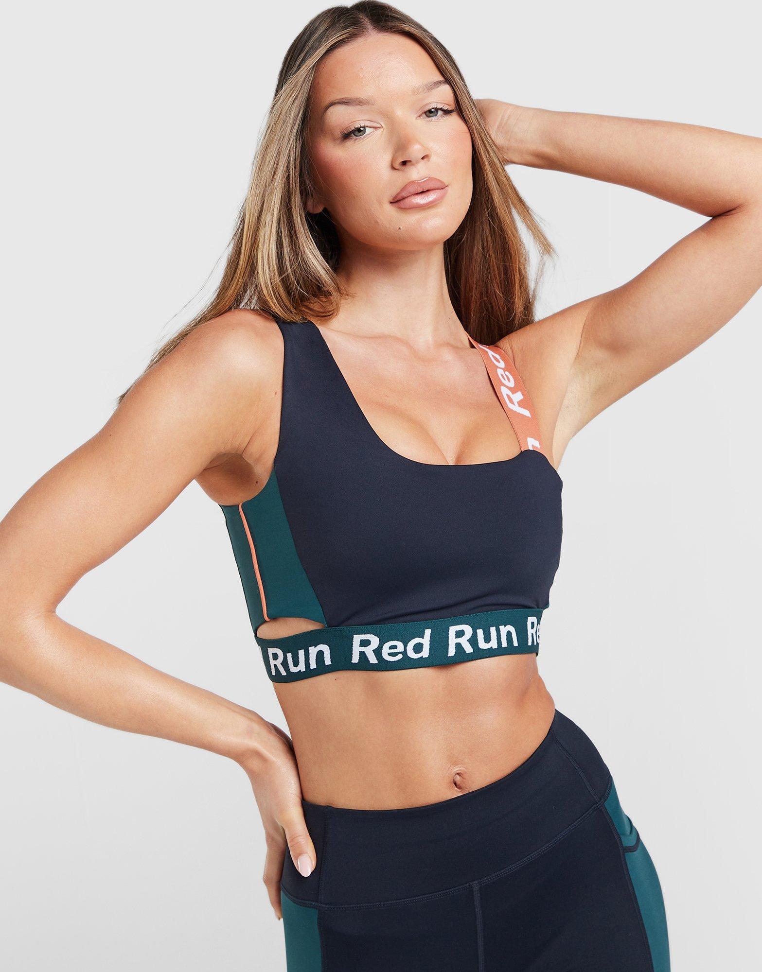 Red Run Activewear Elements Asymmetric Sports Bra