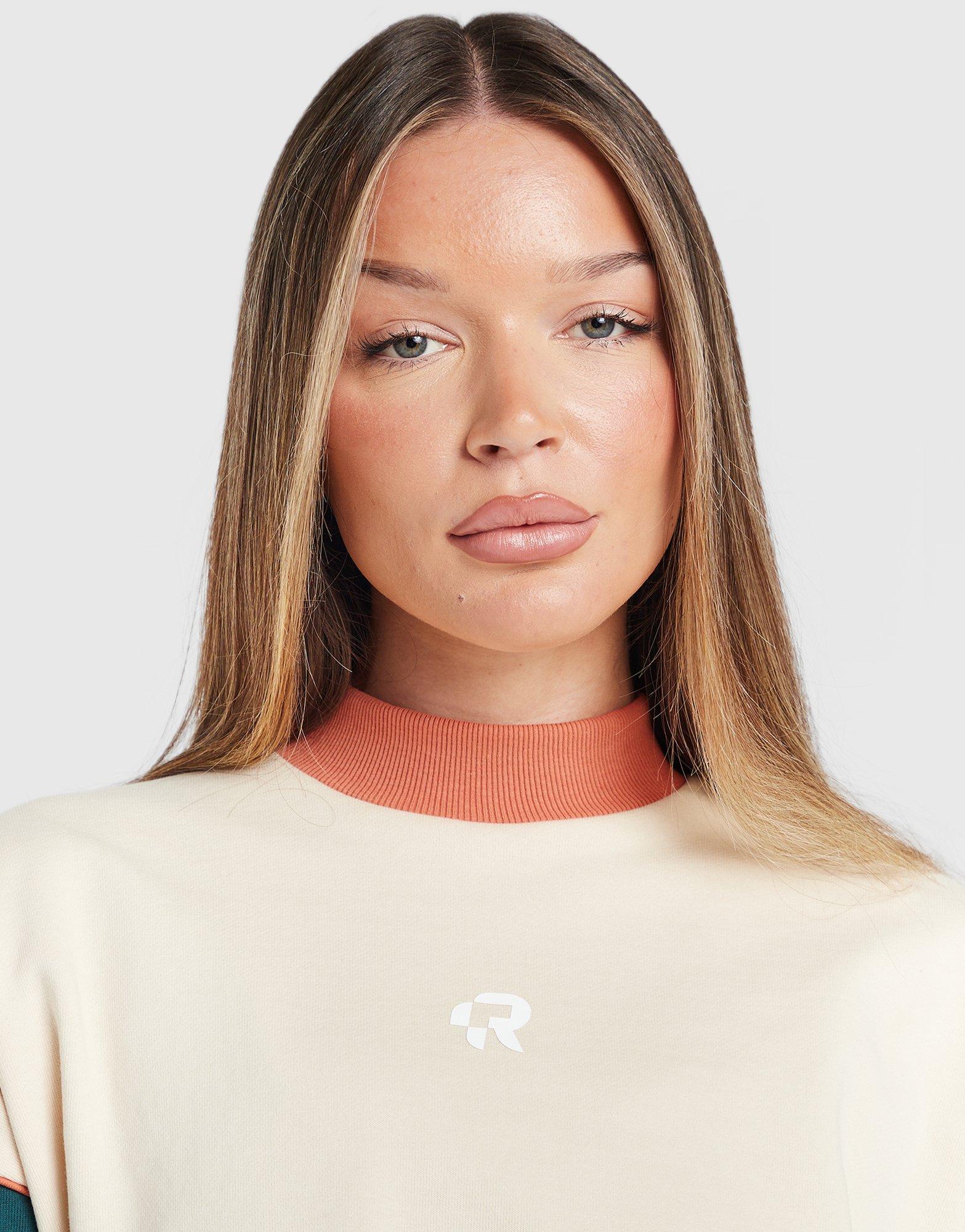 Red Run Activewear Elements Crop Sweatshirt
