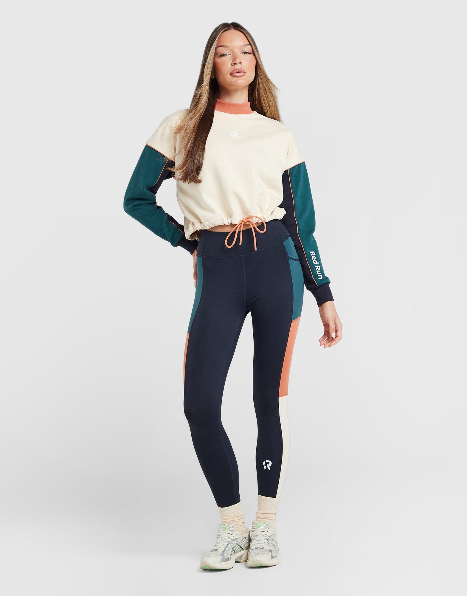 Red Run Activewear Elements Crop Sweatshirt