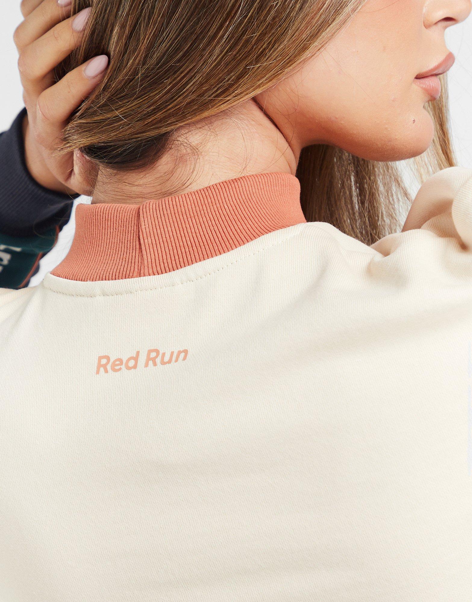 Red Run Activewear Elements Crop Sweatshirt
