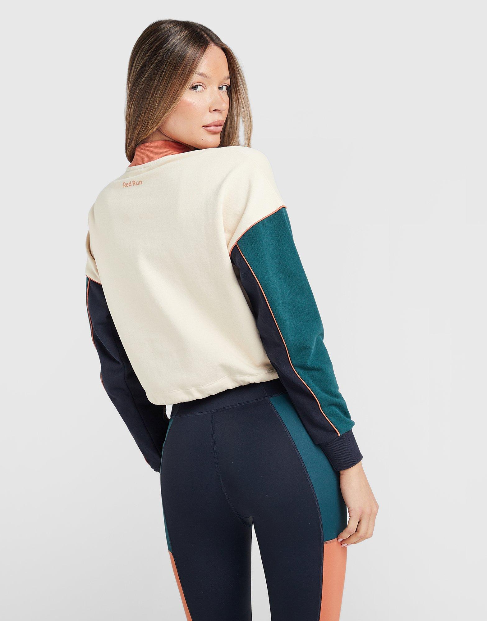 Red Run Activewear Elements Crop Sweatshirt