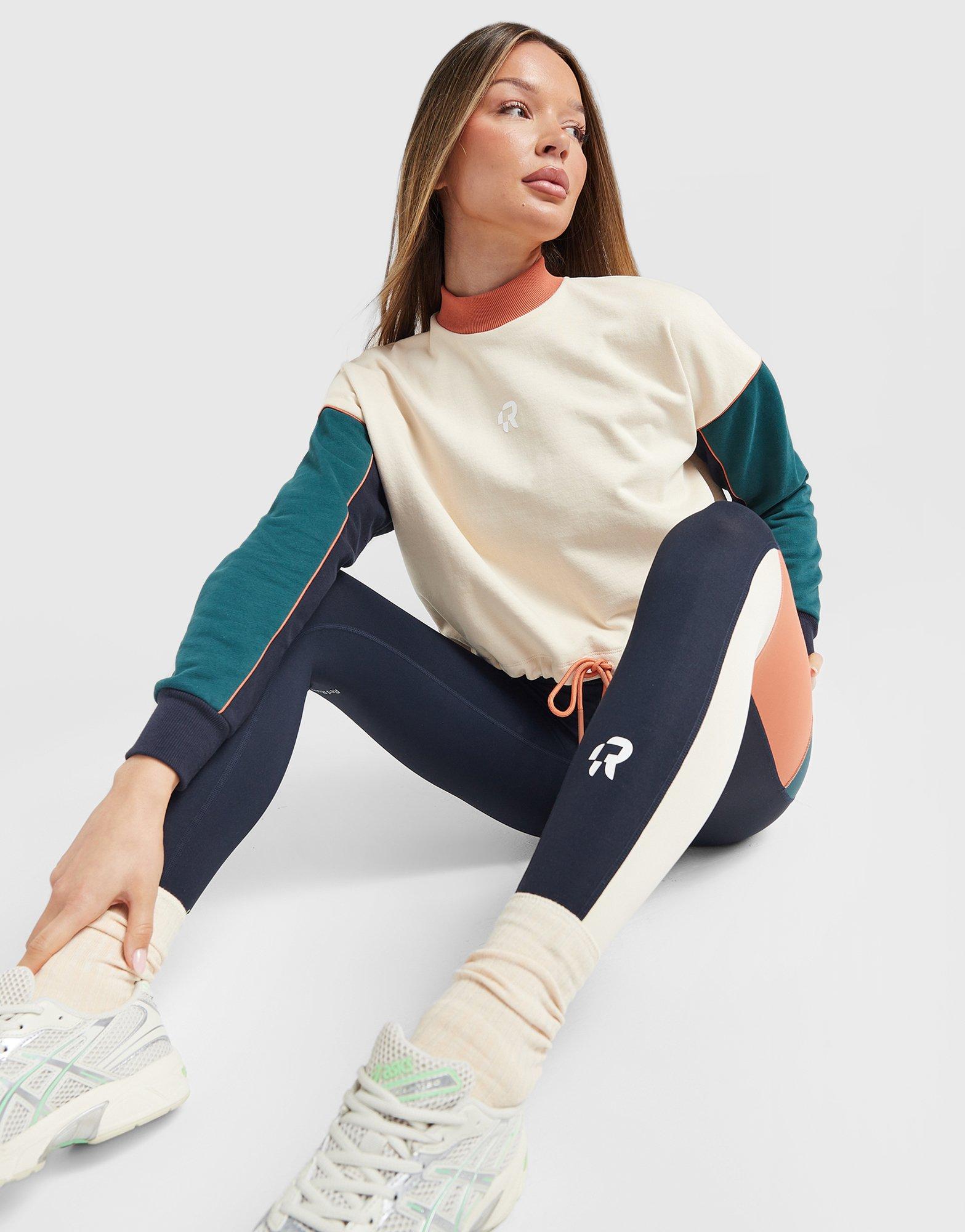 Red Run Activewear Elements Crop Sweatshirt