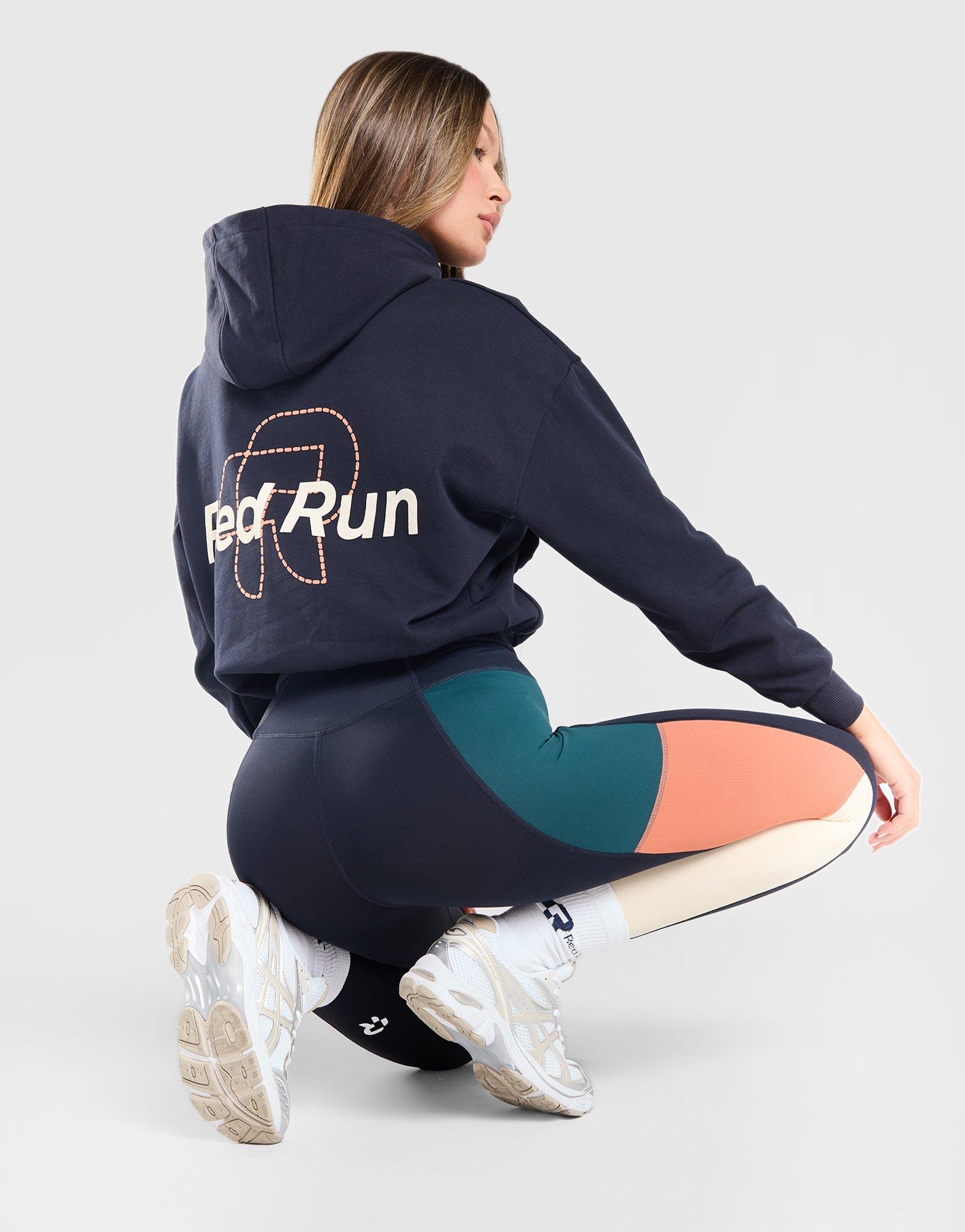 Red Run Activewear Felpa con Cappuccio Overhead Elements