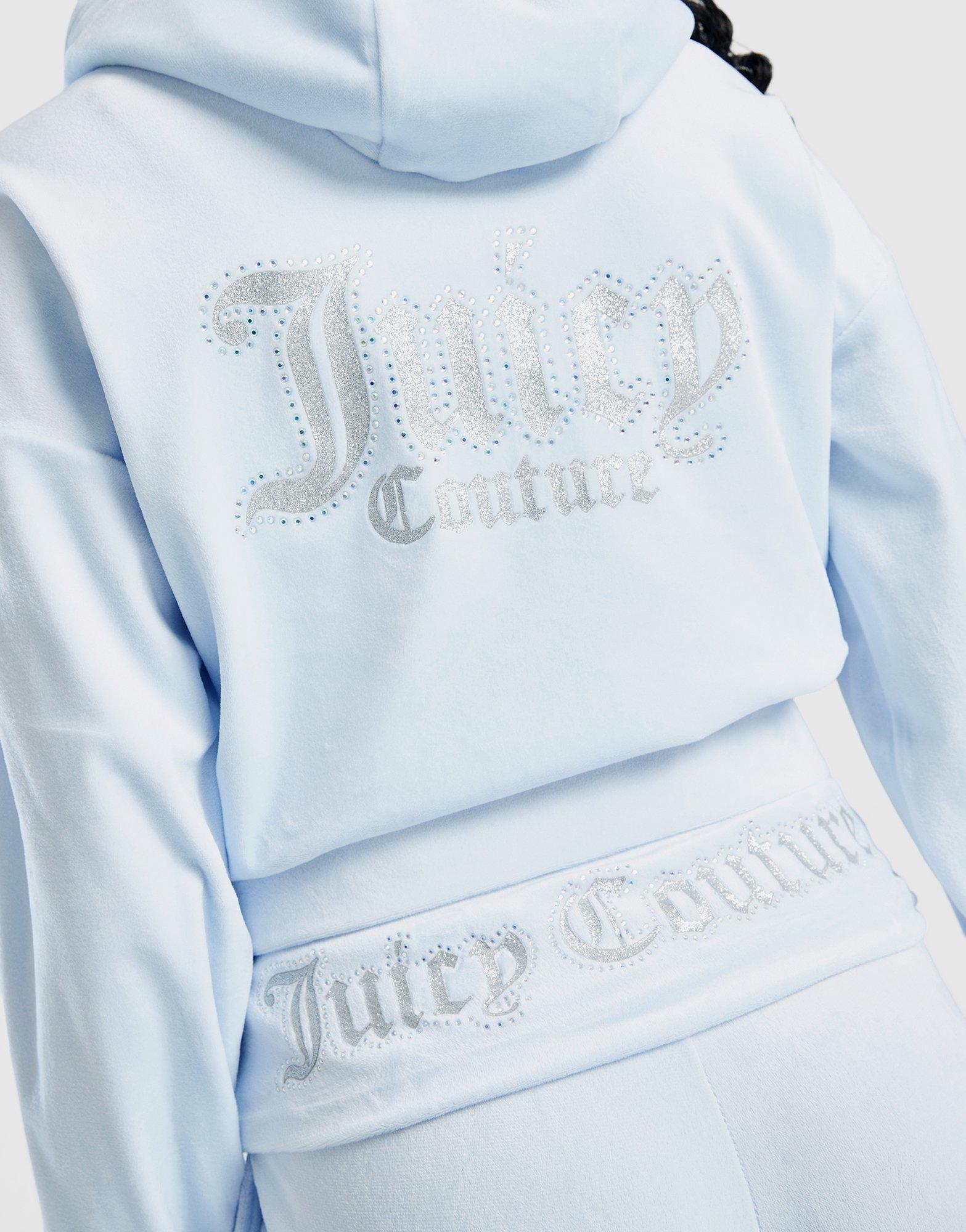 JUICY COUTURE Velour Hoodie Tracksuit Set Junior's