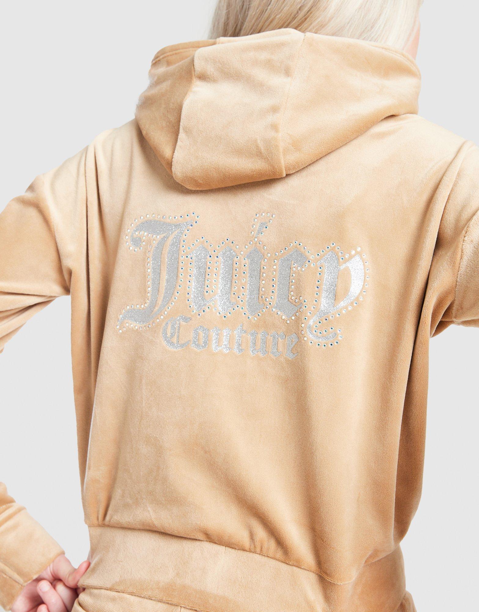 JUICY COUTURE Girls' Crop Full Zip Flare Tracksuit Junior