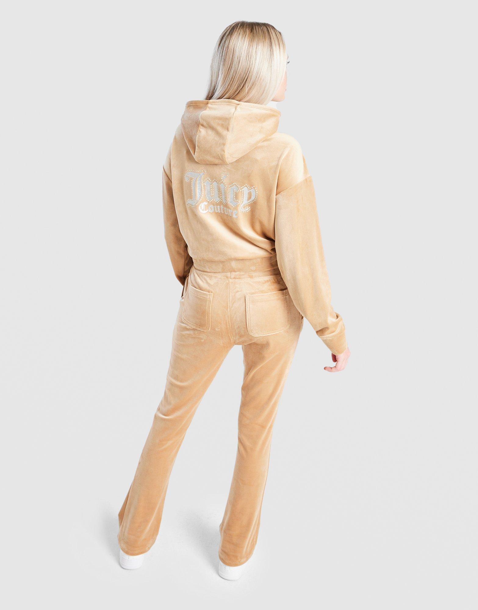 JUICY COUTURE Girls' Crop Full Zip Flare Tracksuit Junior