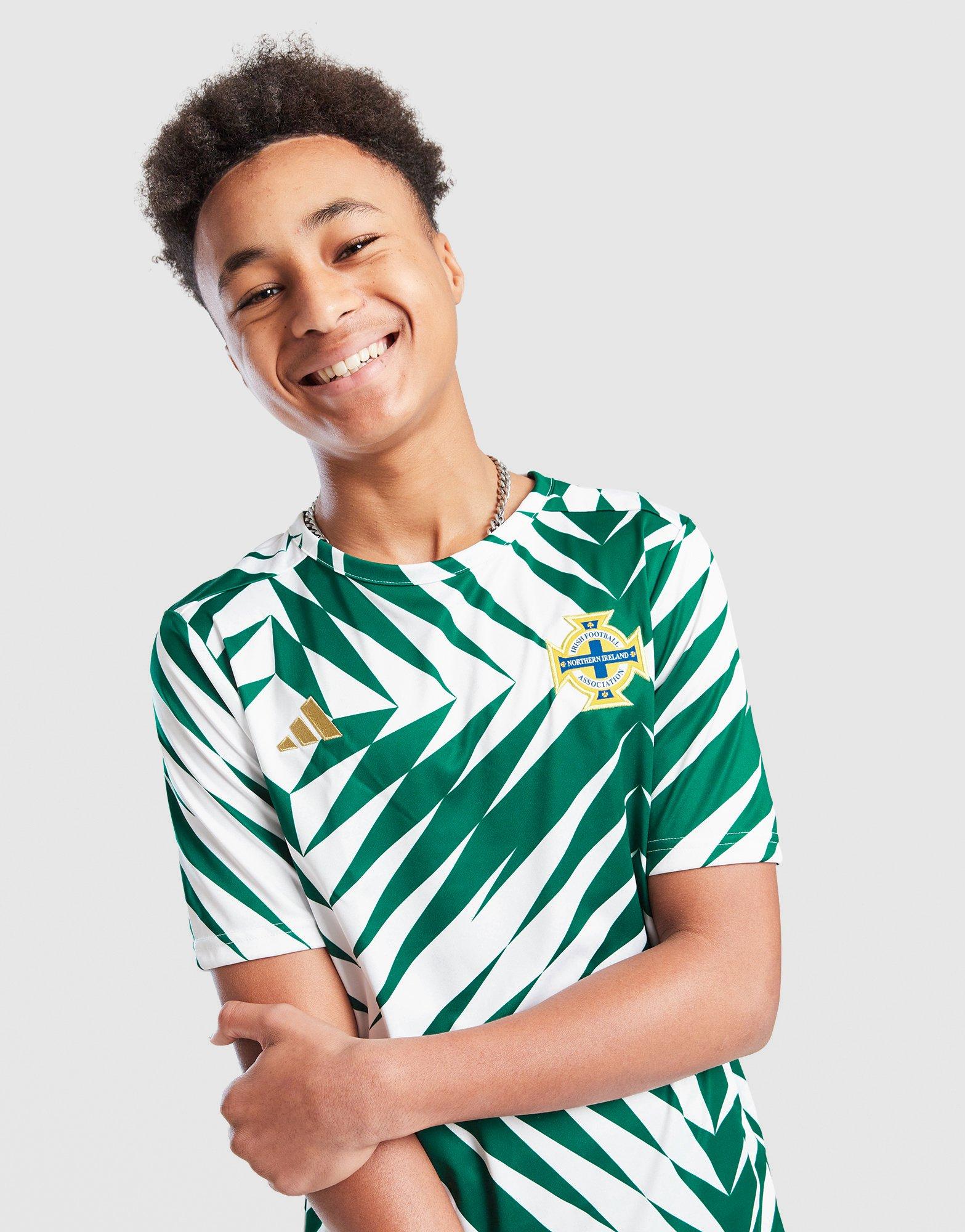 adidas Northern Ireland Pre Match Shirt Junior