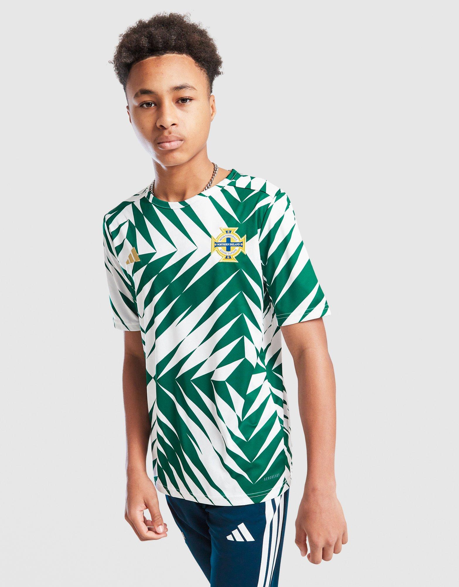 adidas Northern Ireland Pre Match Shirt Junior