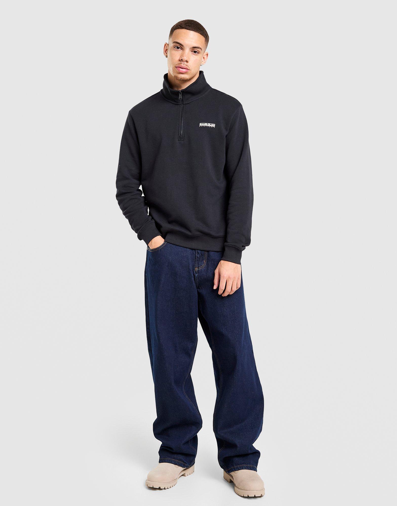 Napapijri Left Chest Terry 1/2 Zip Sweatshirt