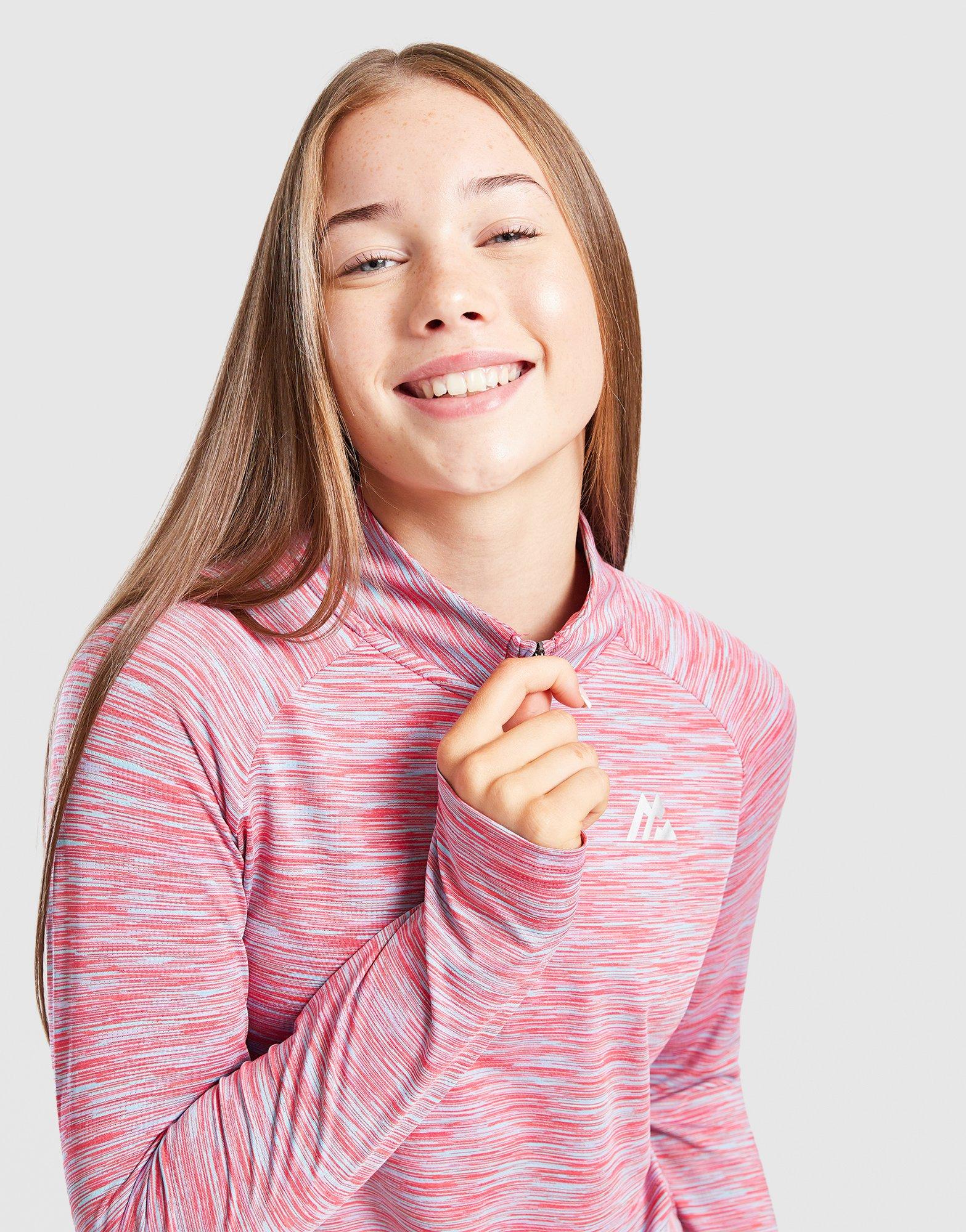 MONTIREX Girls' Trail 1/2 Zip Top Junior