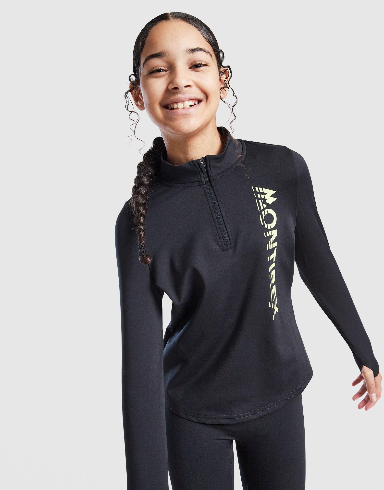 MONTIREX Girls' Mirage 1/2 Zip Top Junior