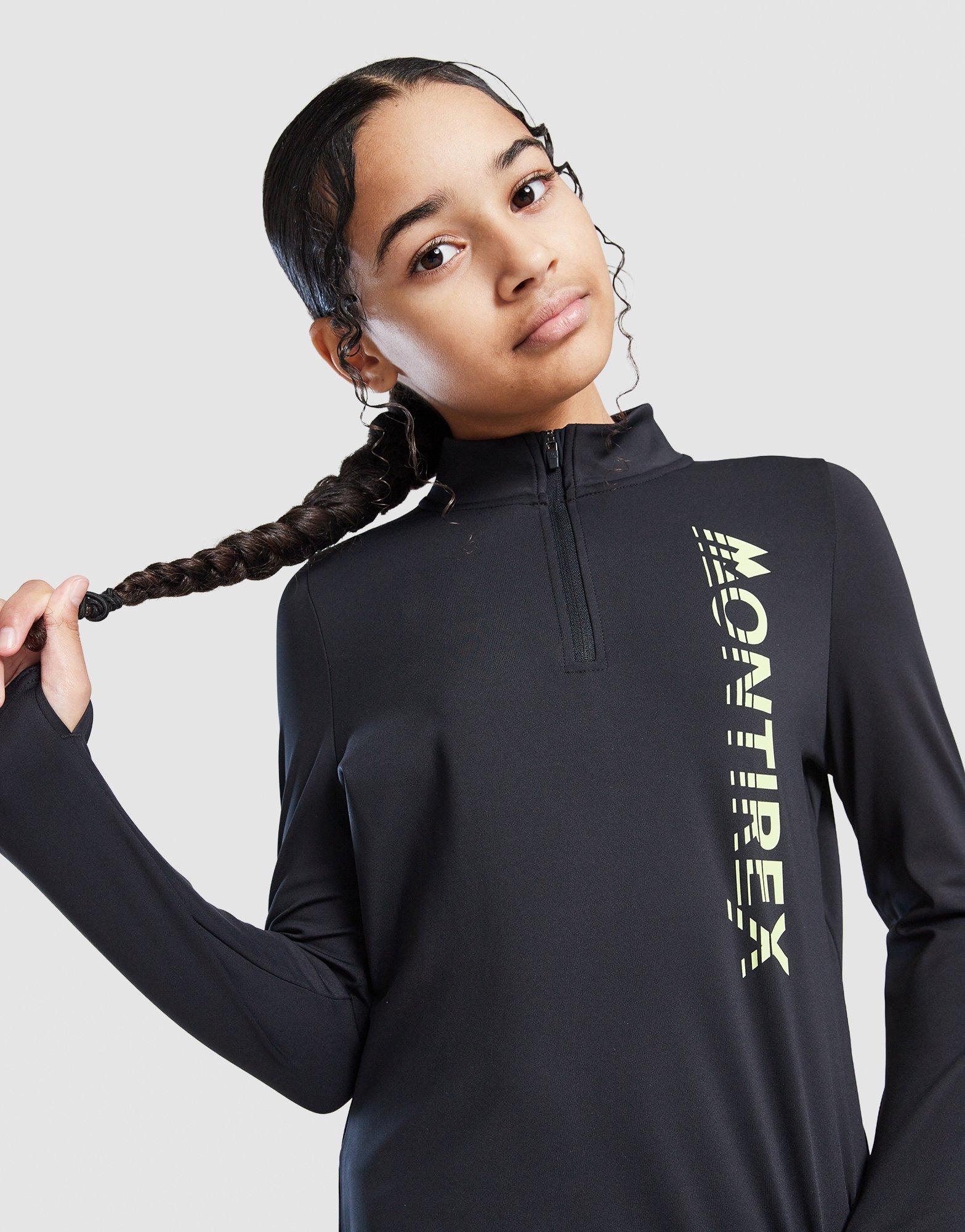 MONTIREX Girls' Mirage 1/2 Zip Top Junior