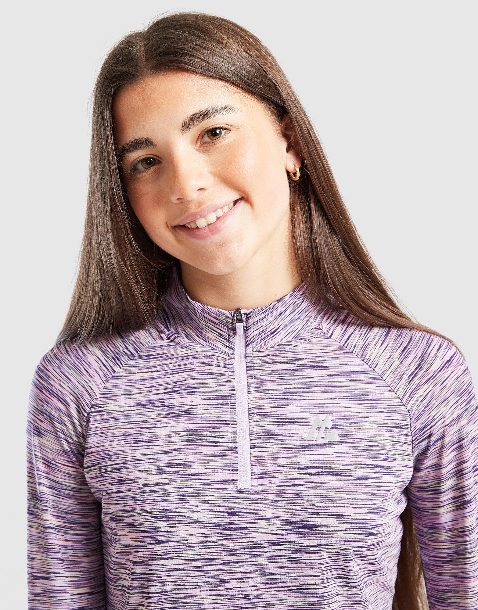 MONTIREX Girls' Trail 1/2 Zip Top Junior