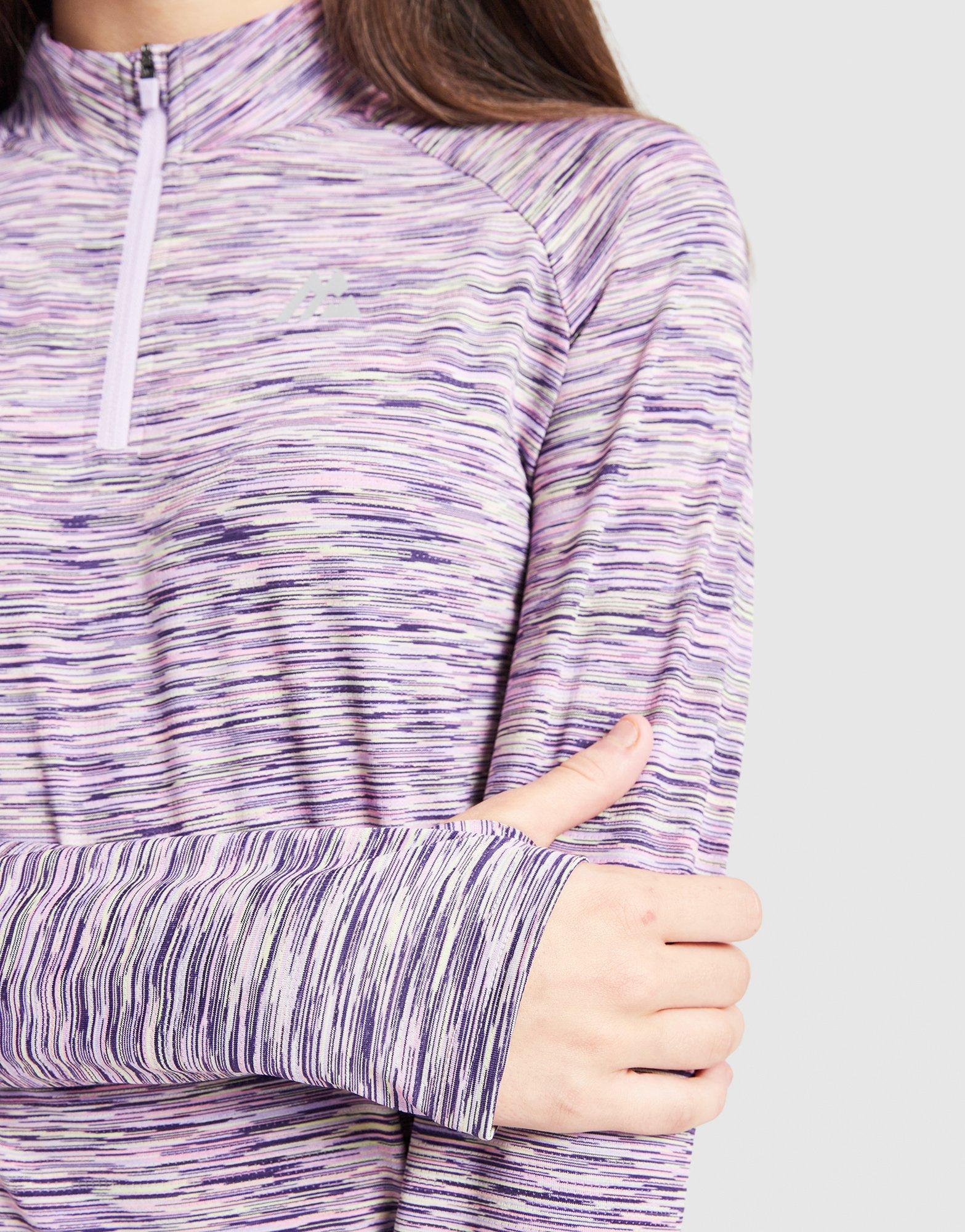 MONTIREX Girls' Trail 1/2 Zip Top Junior