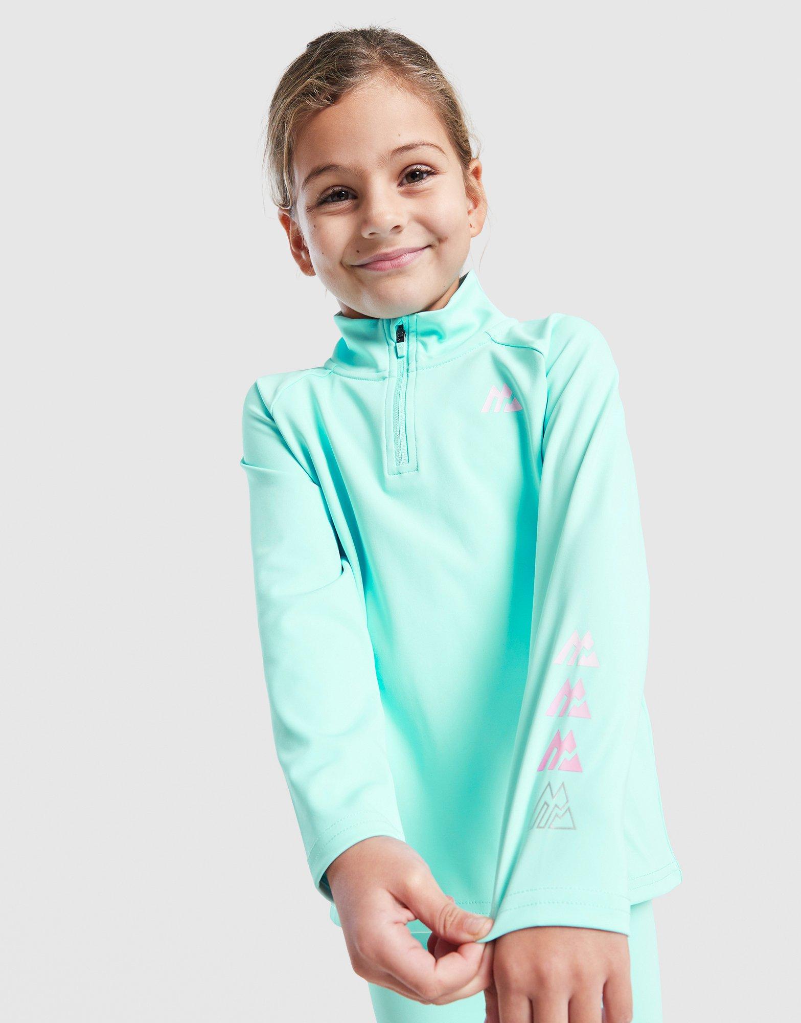 MONTIREX Girls' Graphic 1/4 Zip Set Children