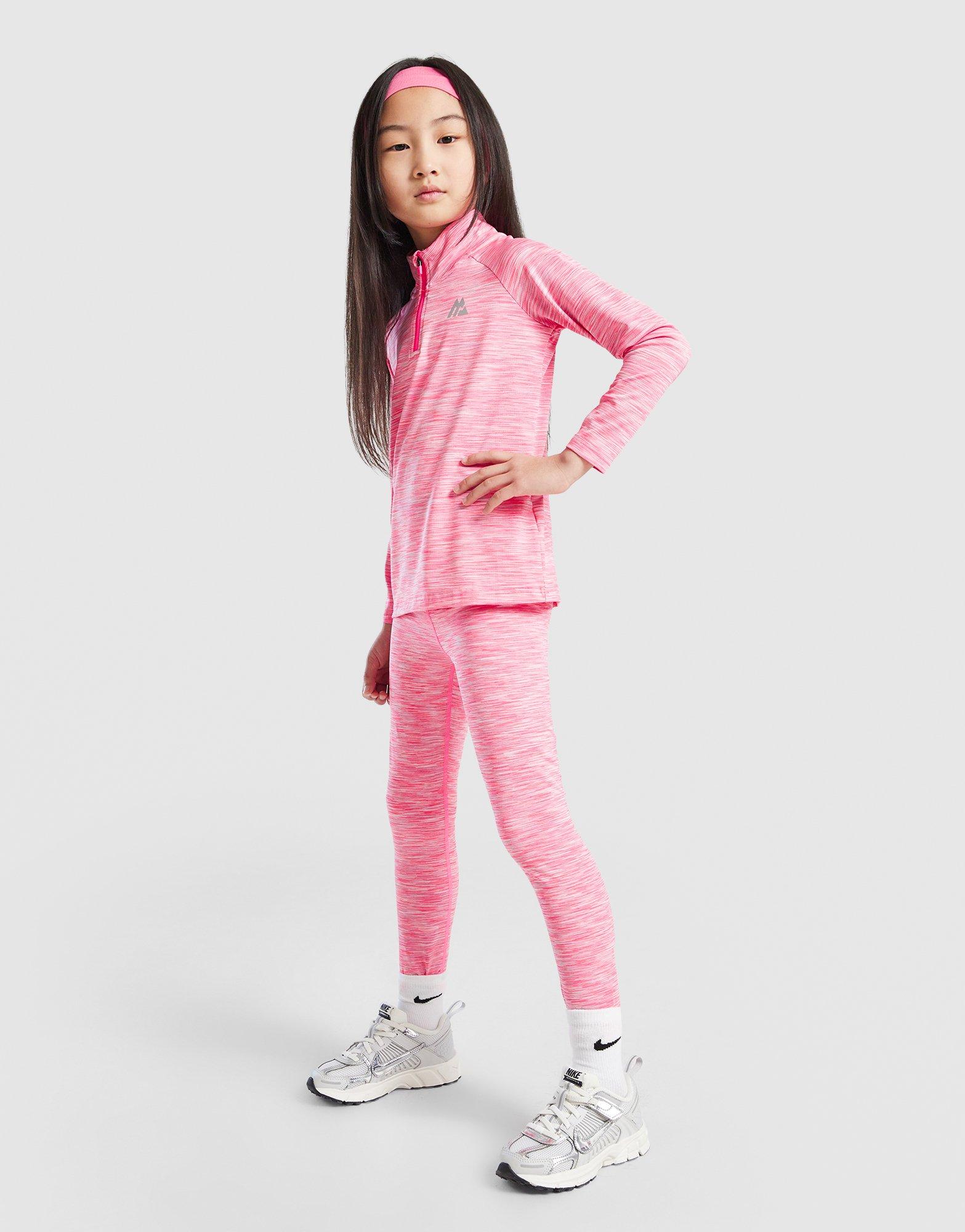 MONTIREX Girls' Trail 1/4 Zip Top/Leggings Set Childre