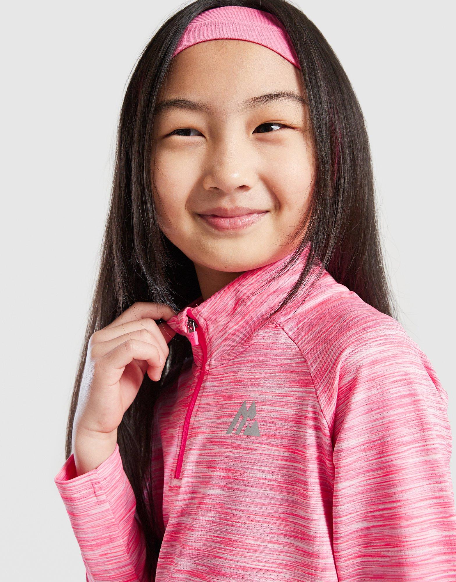 MONTIREX Girls' Trail 1/4 Zip Top/Leggings Set Childre