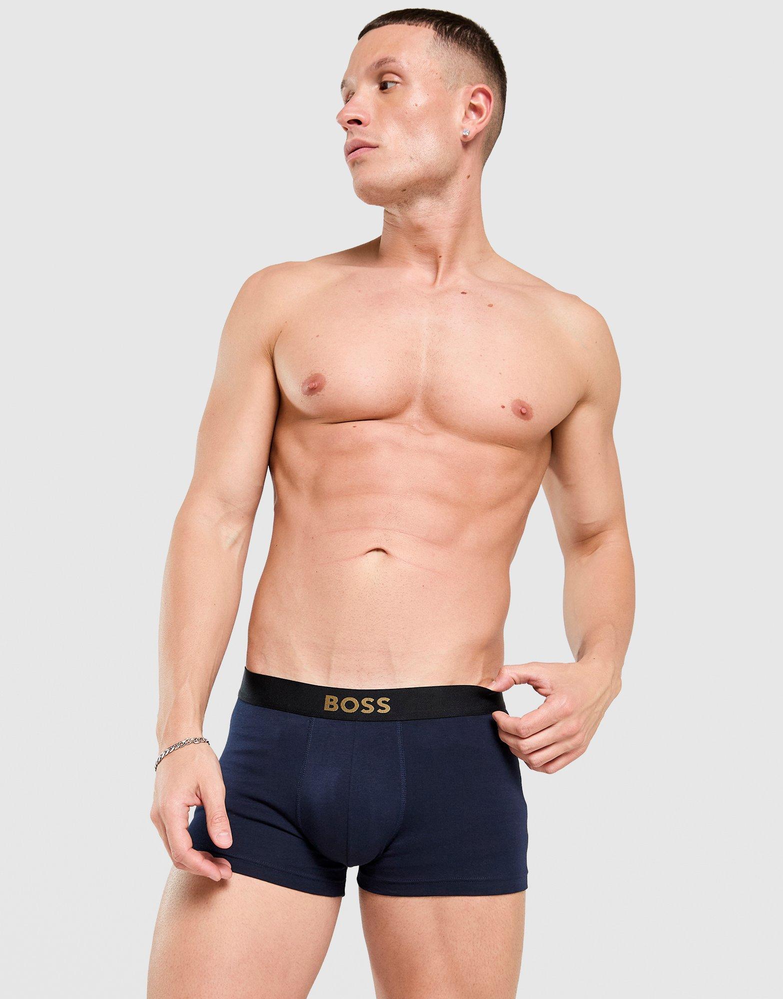 BOSS 3-Pack Gold Logo Trunks
