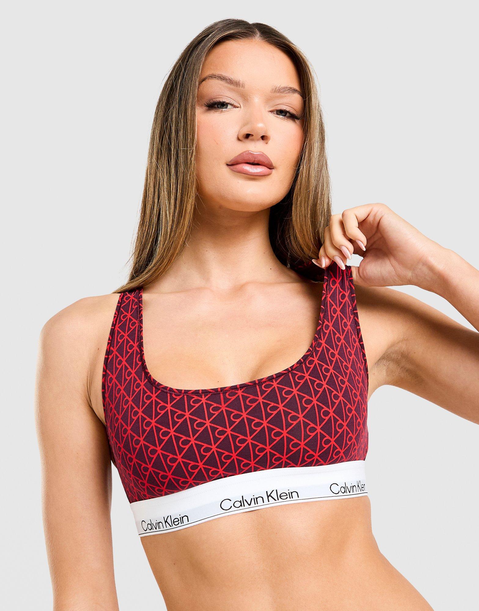 Calvin Klein Underwear Modern Cotton All Over Print Bralette