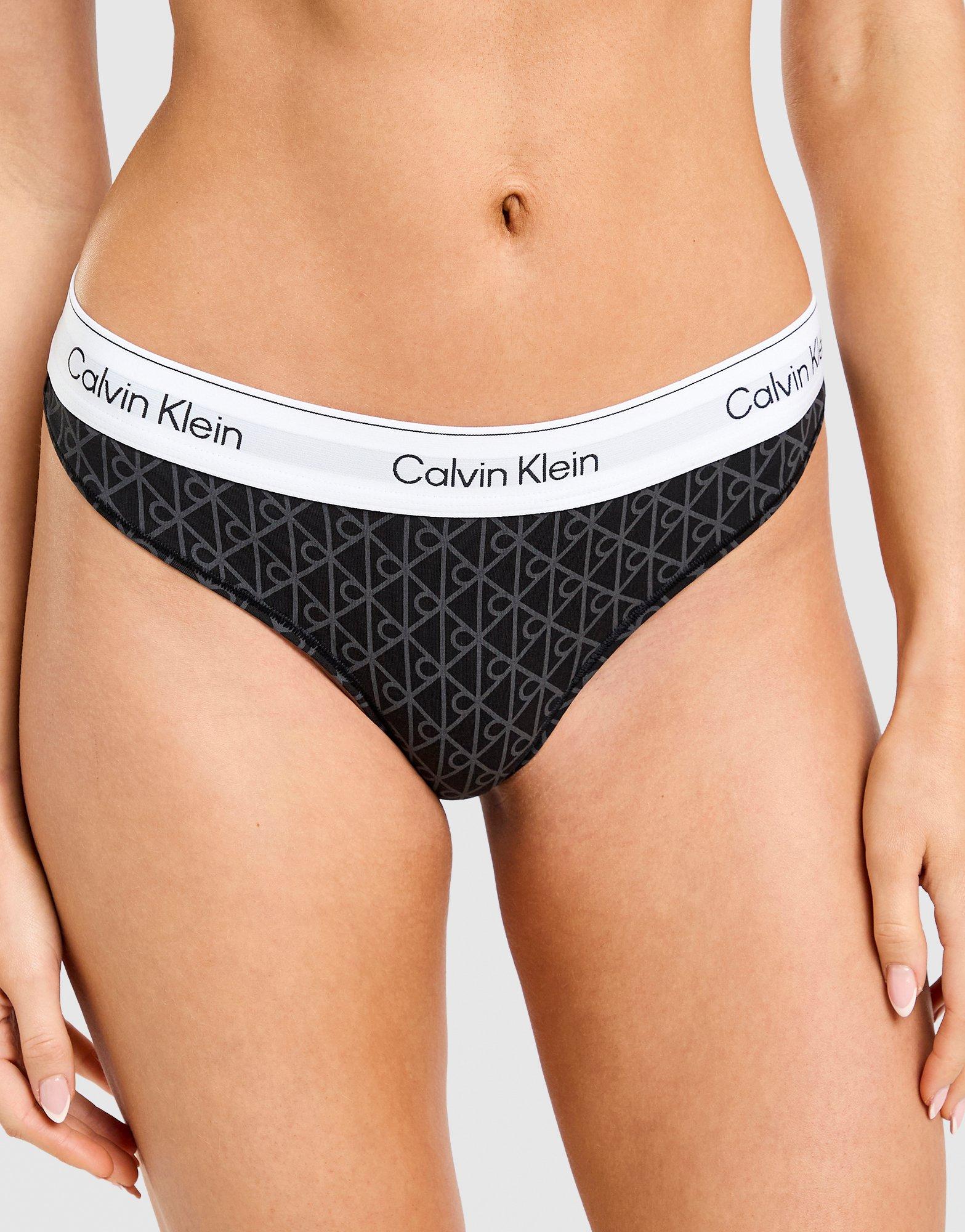 Calvin Klein Underwear Modern Cotton All Over Print Thong