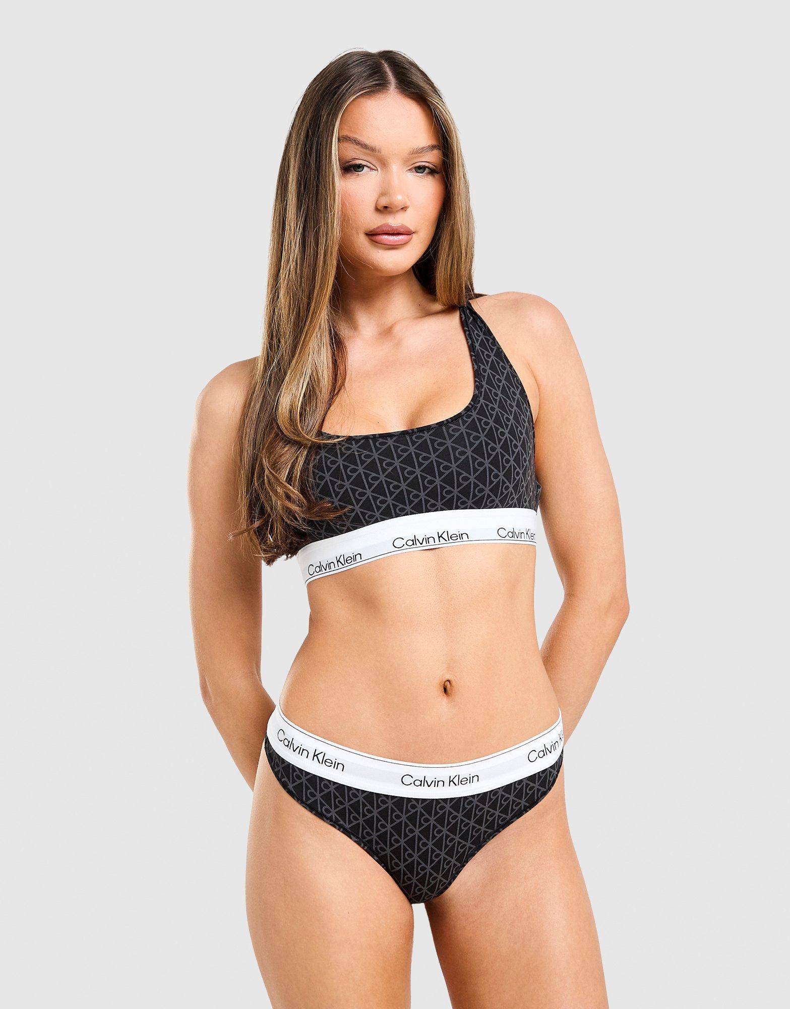 Calvin Klein Underwear Modern Cotton All Over Print Thong