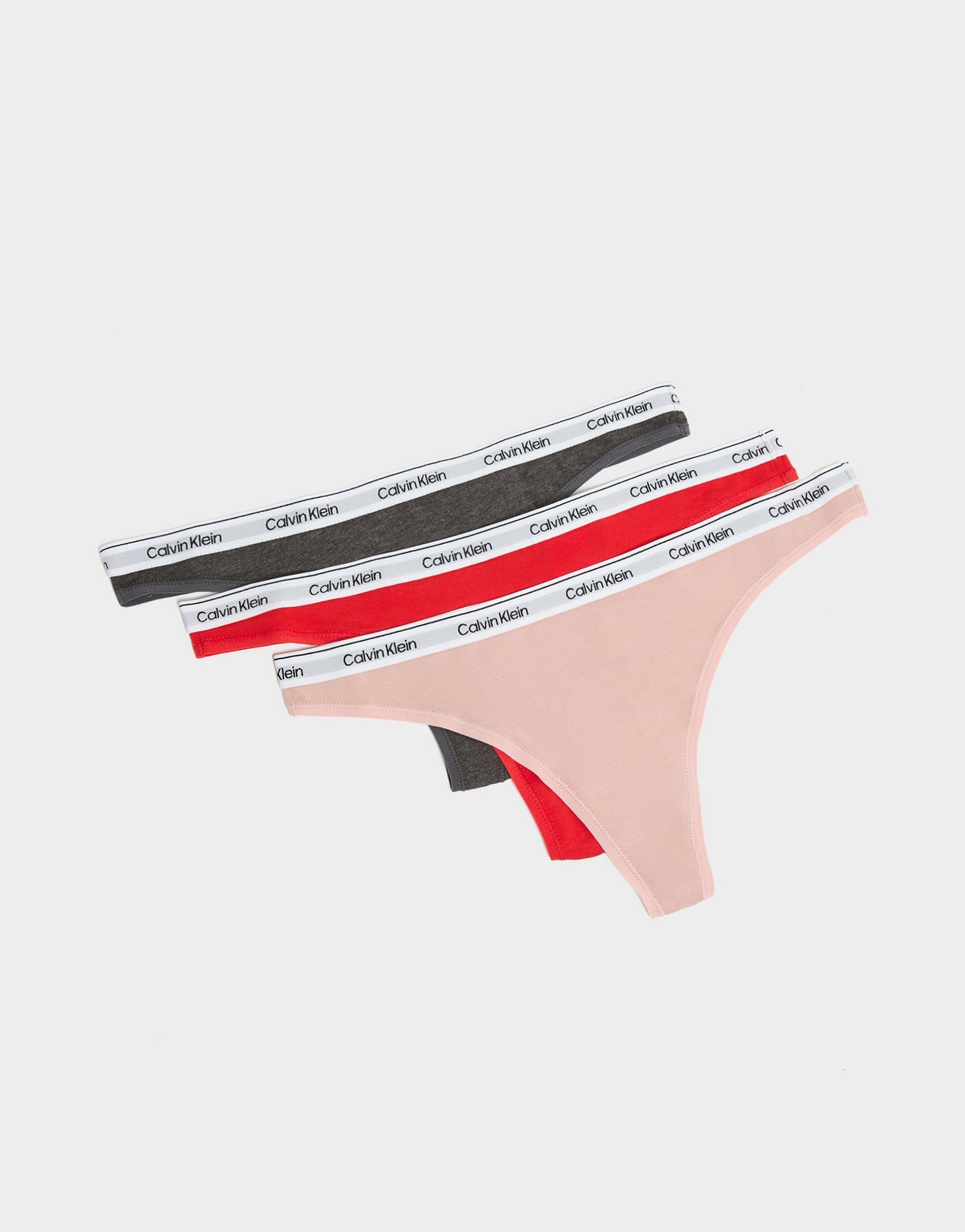 Multi Calvin Klein Underwear 3-Pack Thongs | JD Sports UK