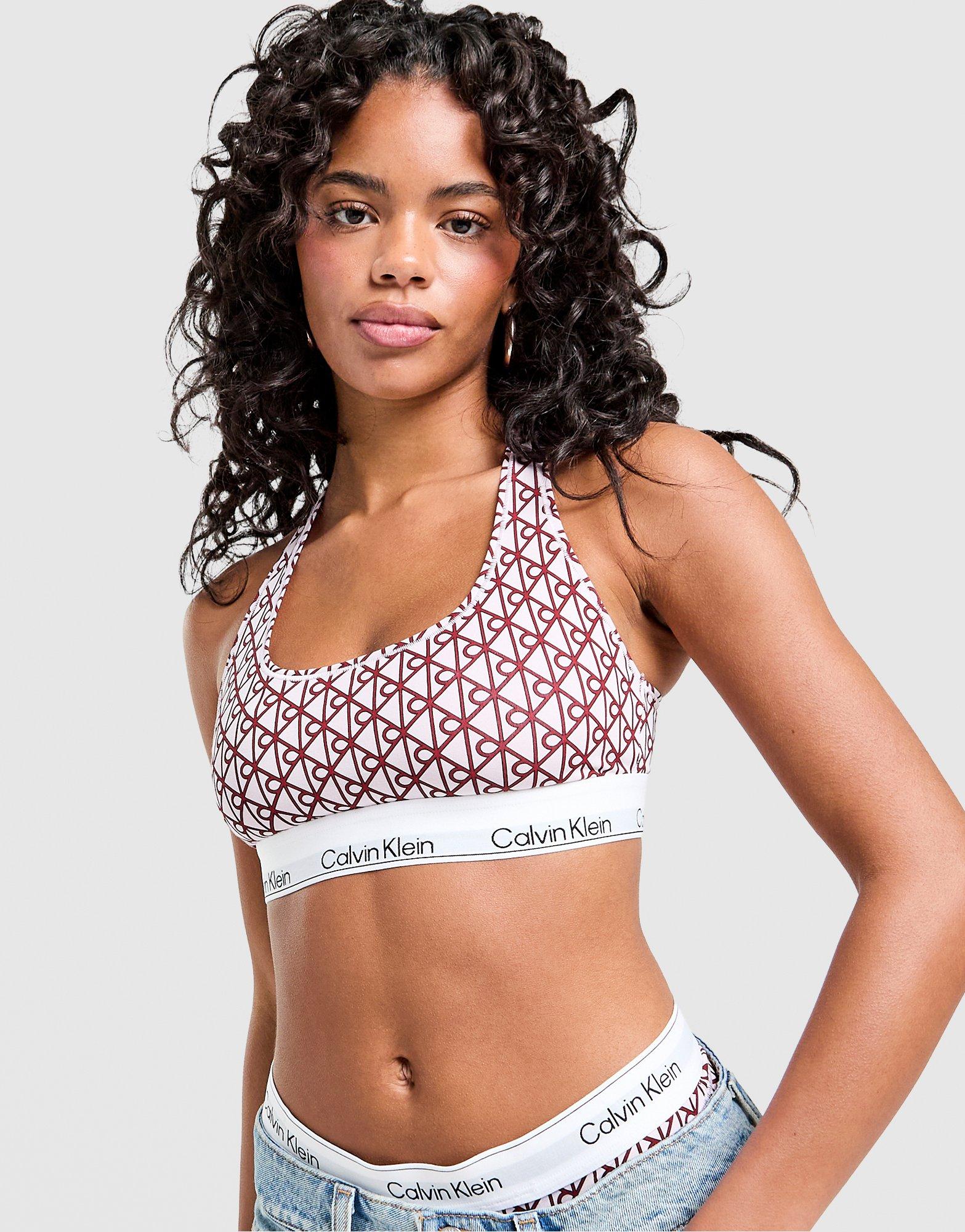 Calvin Klein Underwear Modern Cotton All Over Print Bralette