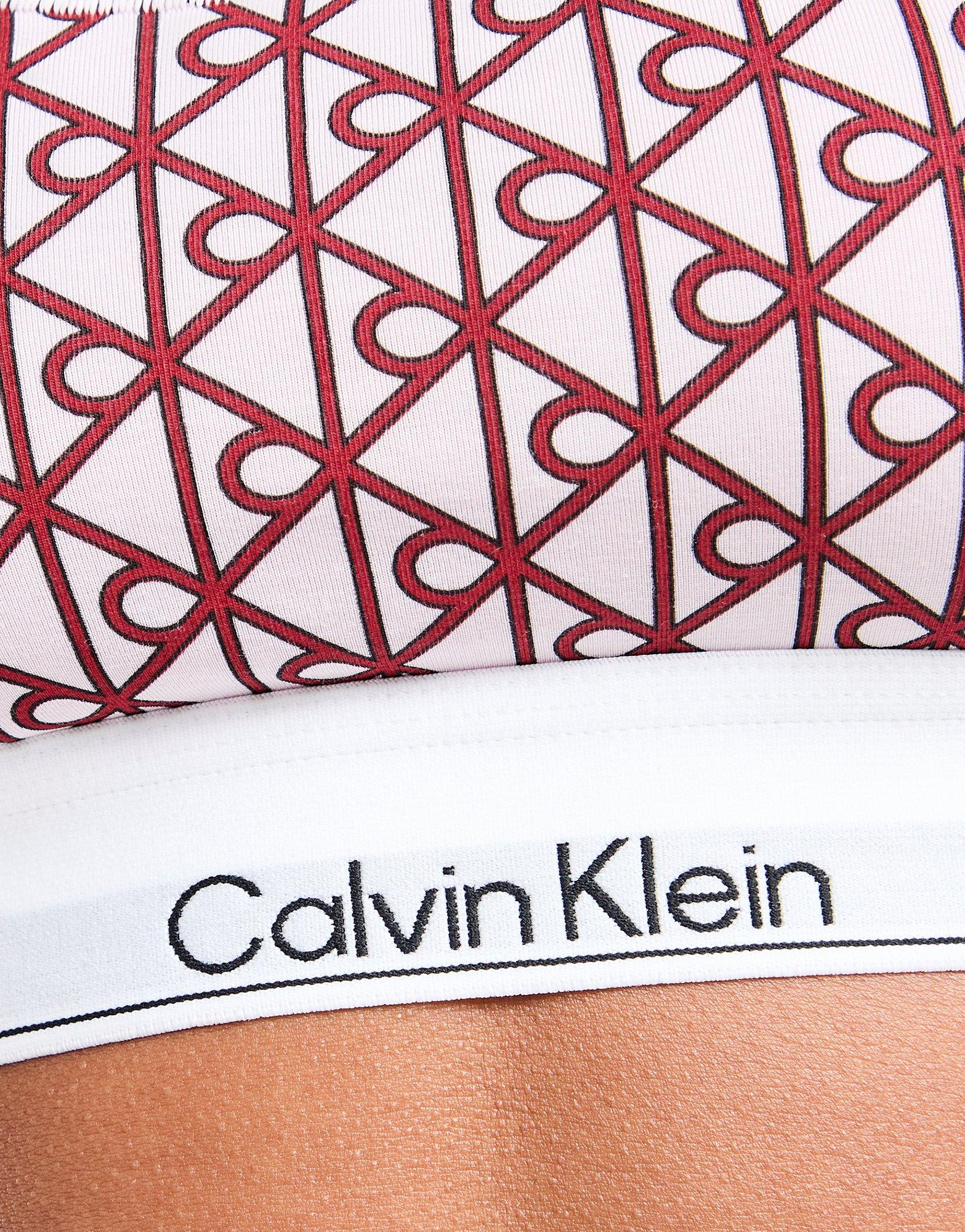Calvin Klein Underwear Modern Cotton All Over Print Bralette